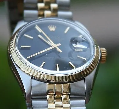 ROLEX 18k Gold and Steel Men’s 36mm Datejust Watch