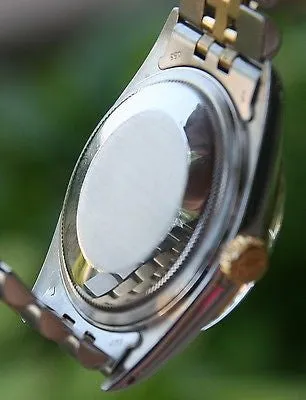 ROLEX 18k Gold and Steel Men’s 36mm Datejust Watch