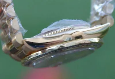 ROLEX 18k GOLD DIAMOND PRESIDENT MIDSIZE LADIES WATCH