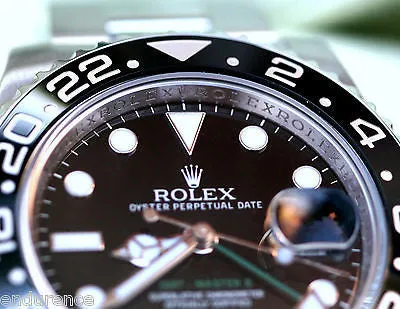 Rolex 40mm GMT Master II 116710 Stainless Steel Black Bezel & Dial