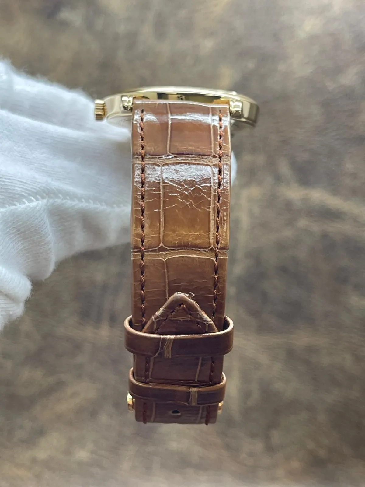 Rolex  Cellini 32mm 5116 Black Dial Manual Wind Watch