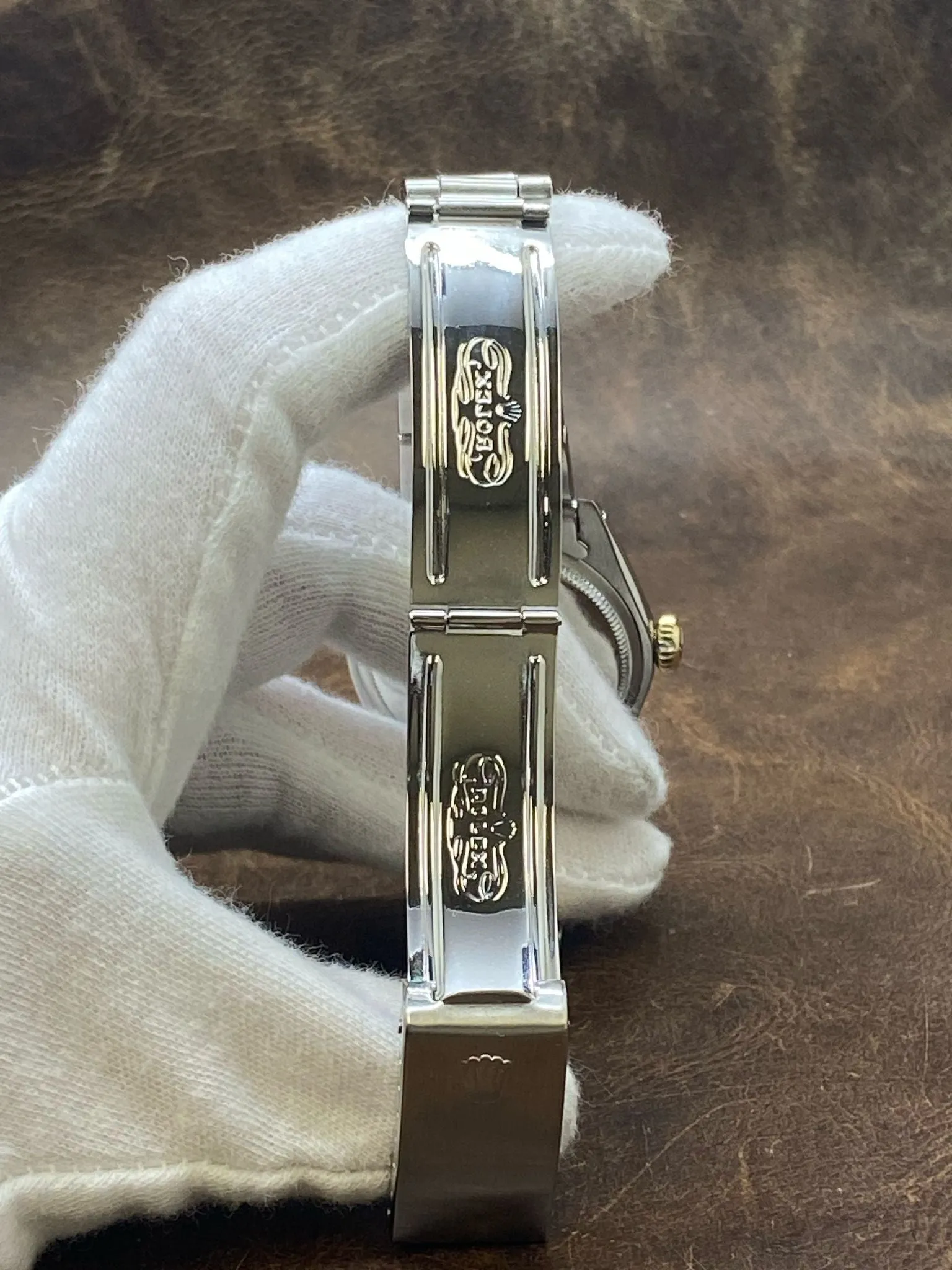 Rolex Date 34mm 1505 White Dial Automatic Watch