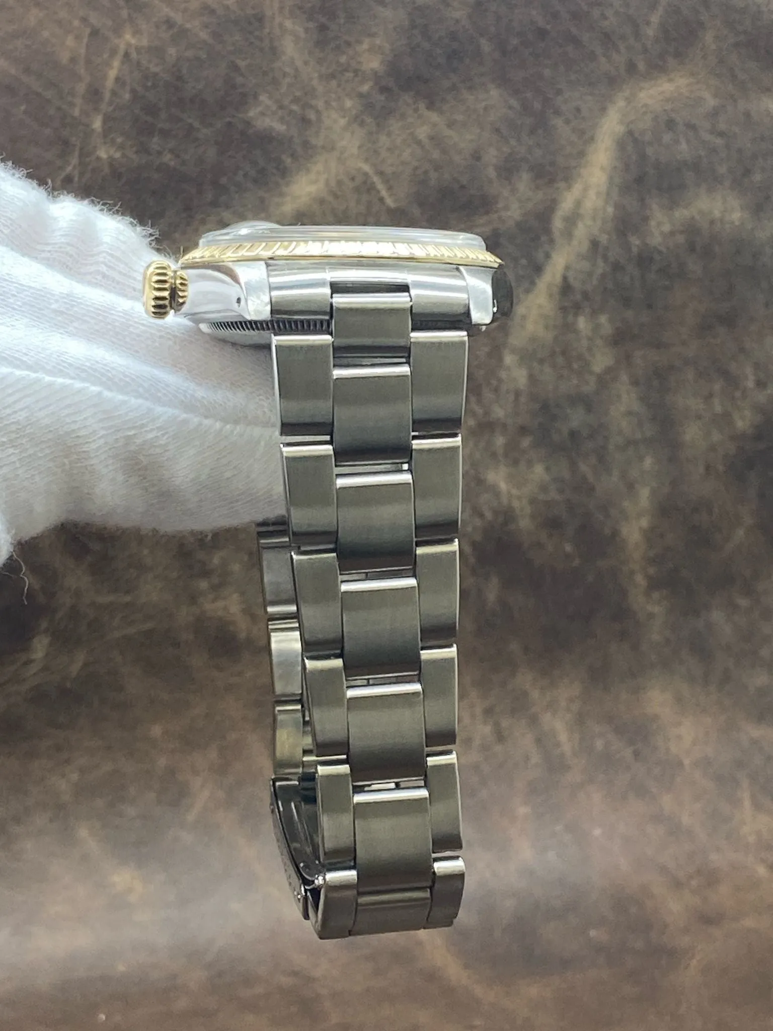 Rolex Date 34mm 1505 White Dial Automatic Watch