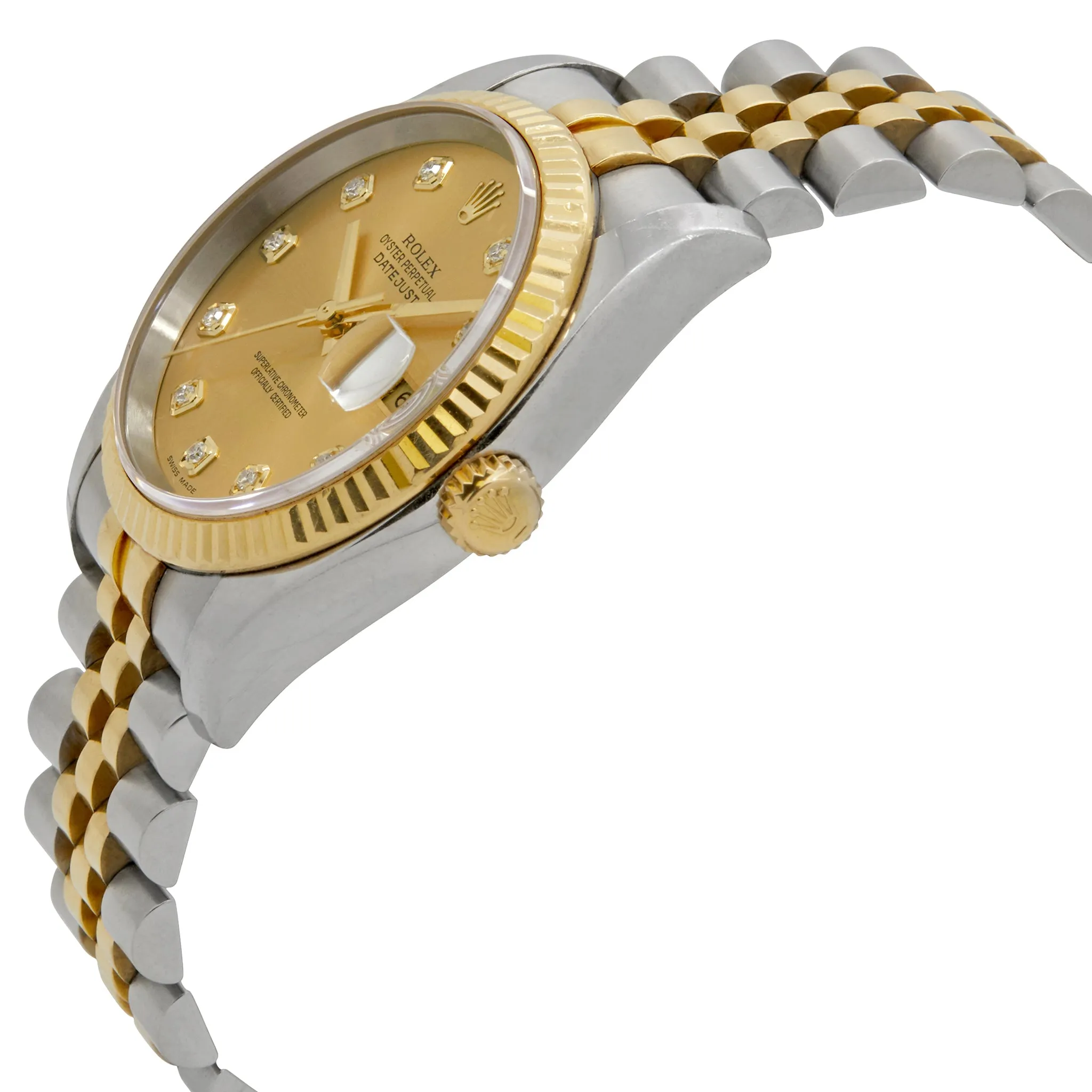 Rolex Datejust 116233 diam dial Jub Champagne Dial Automatic Watch