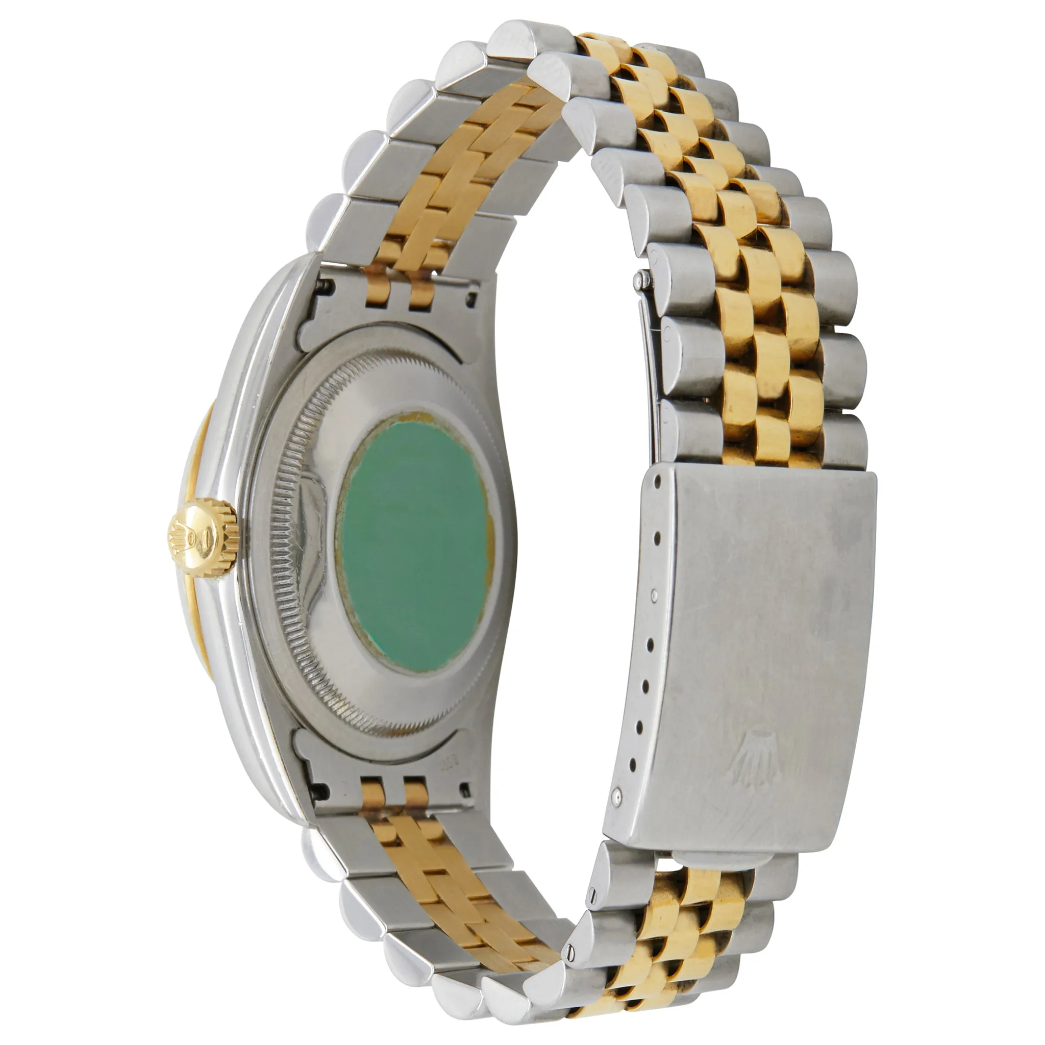 Rolex Datejust 16233 Ivory Pyramid Dial Automatic Watch