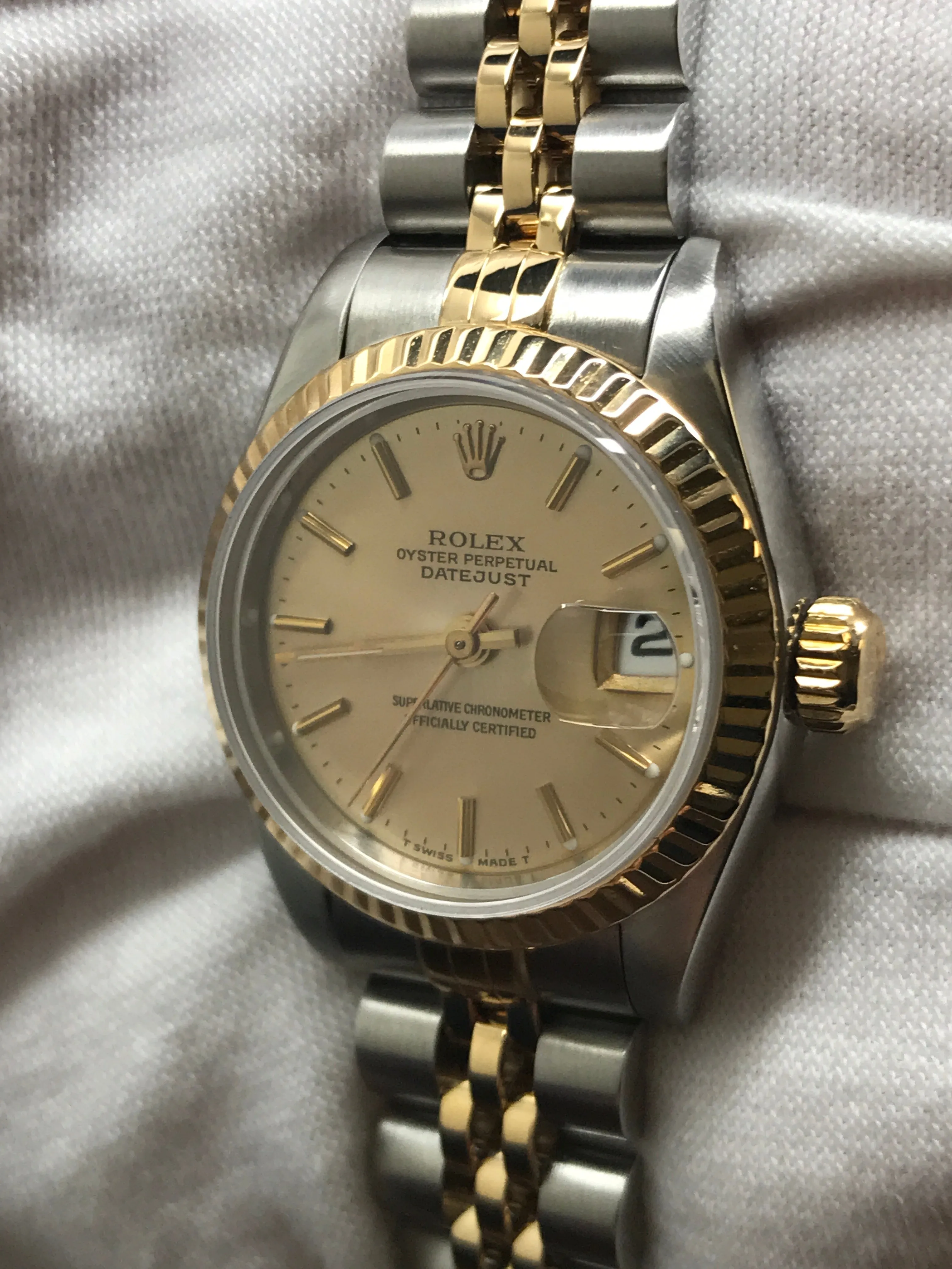 Rolex Datejust 26mm 69173 Champagne Dial Automatic Women's Watch
