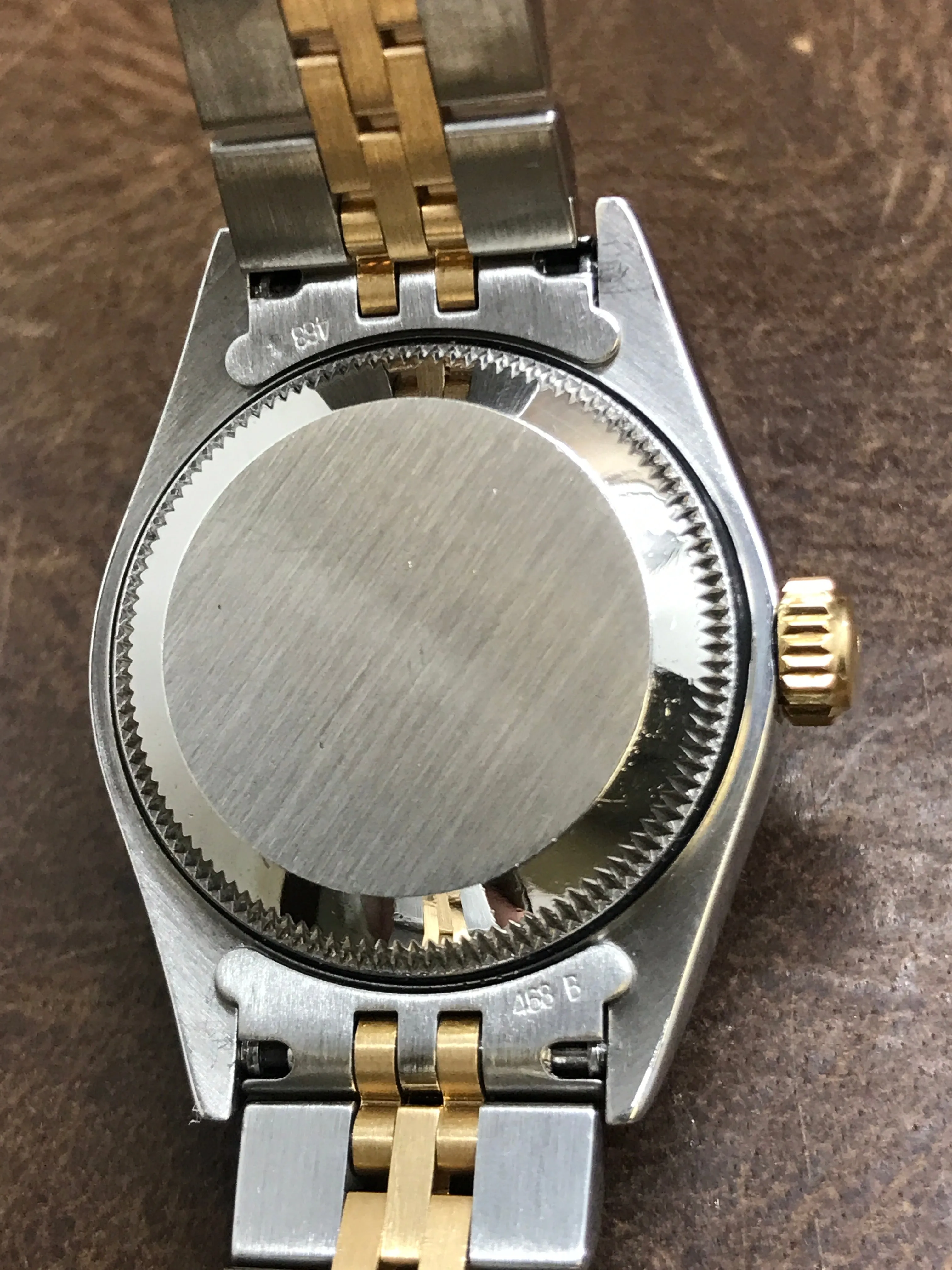 Rolex Datejust 26mm 69173 Gold Tapestry Dial Automatic Women's Watch