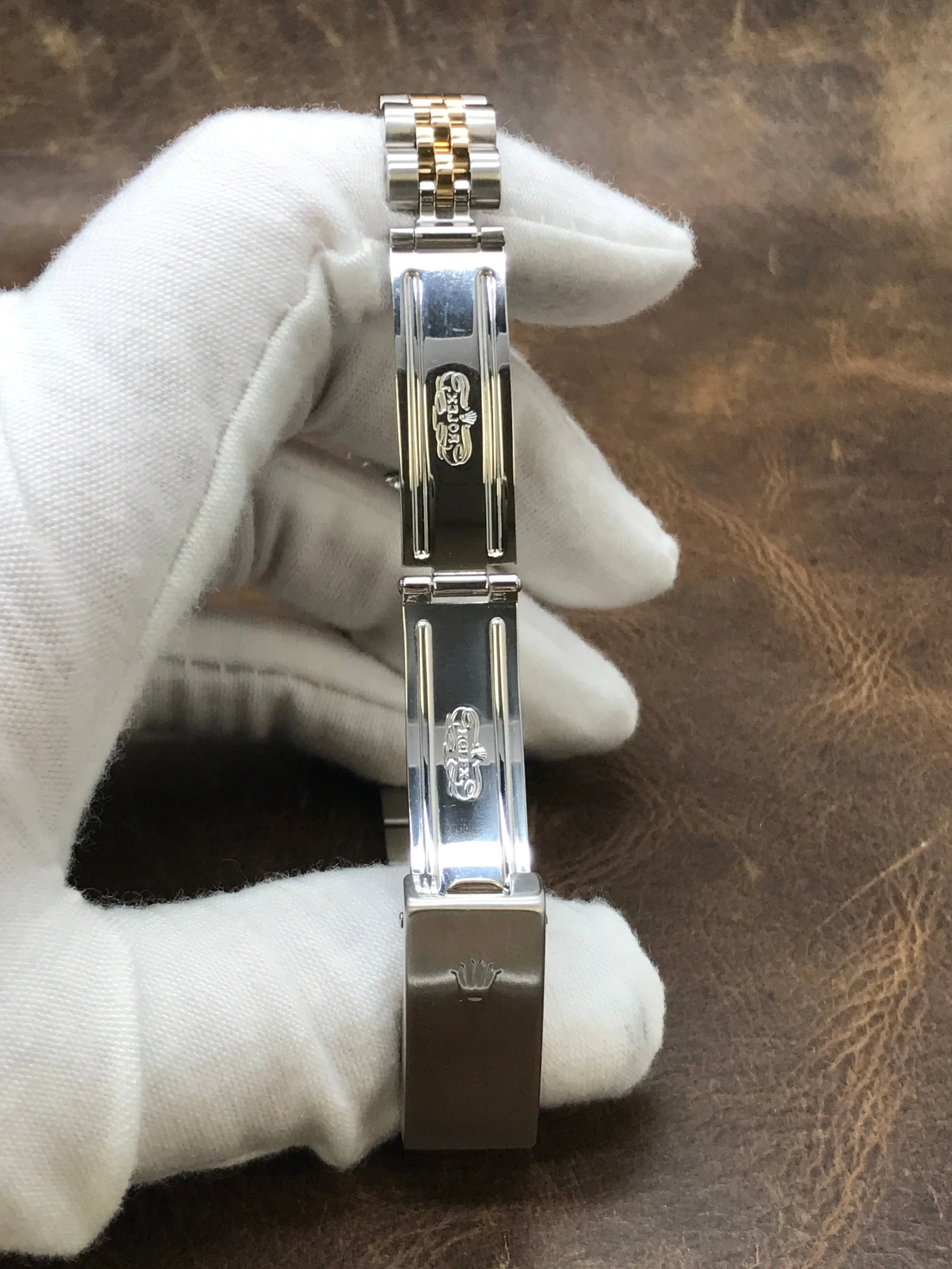 Rolex Datejust 26mm 69173 Gold Tapestry Dial Automatic Women's Watch