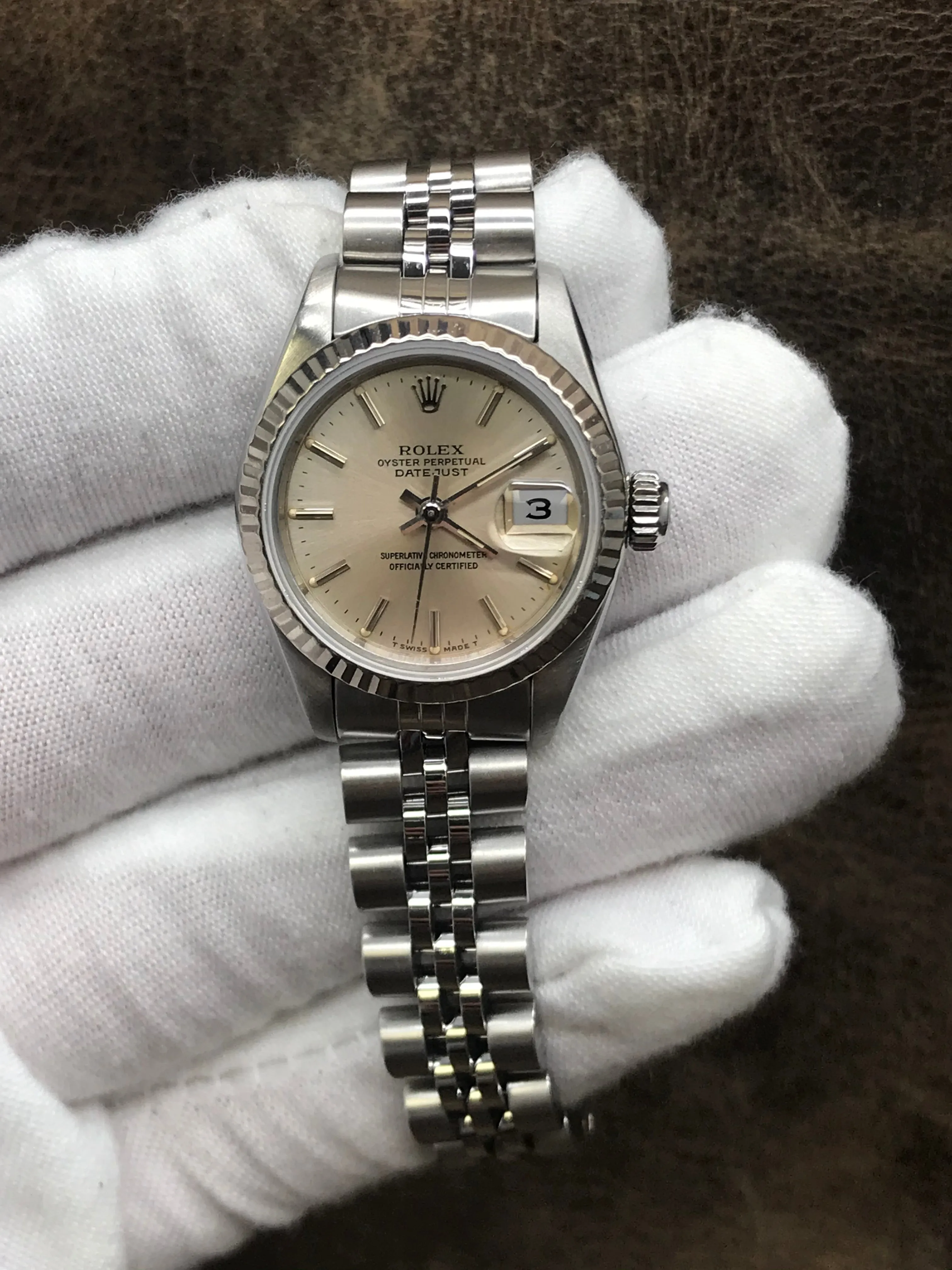 Rolex Datejust 26mm 69174 Silver Dial Automatic Women's Watch