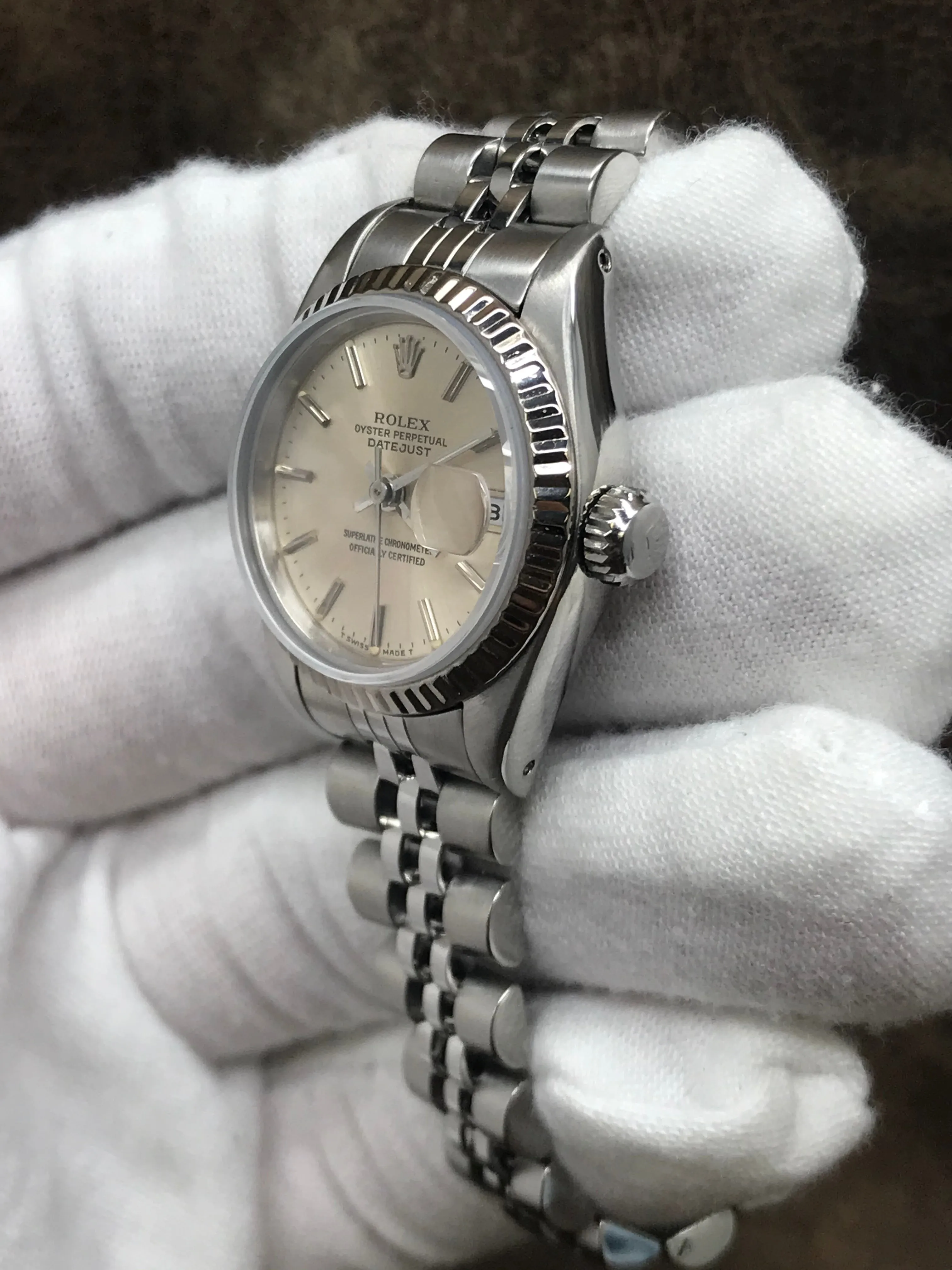 Rolex Datejust 26mm 69174 Silver Dial Automatic Women's Watch
