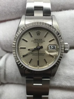 Rolex Datejust 26mm 69174 Silver Dial Automatic Women's Watch