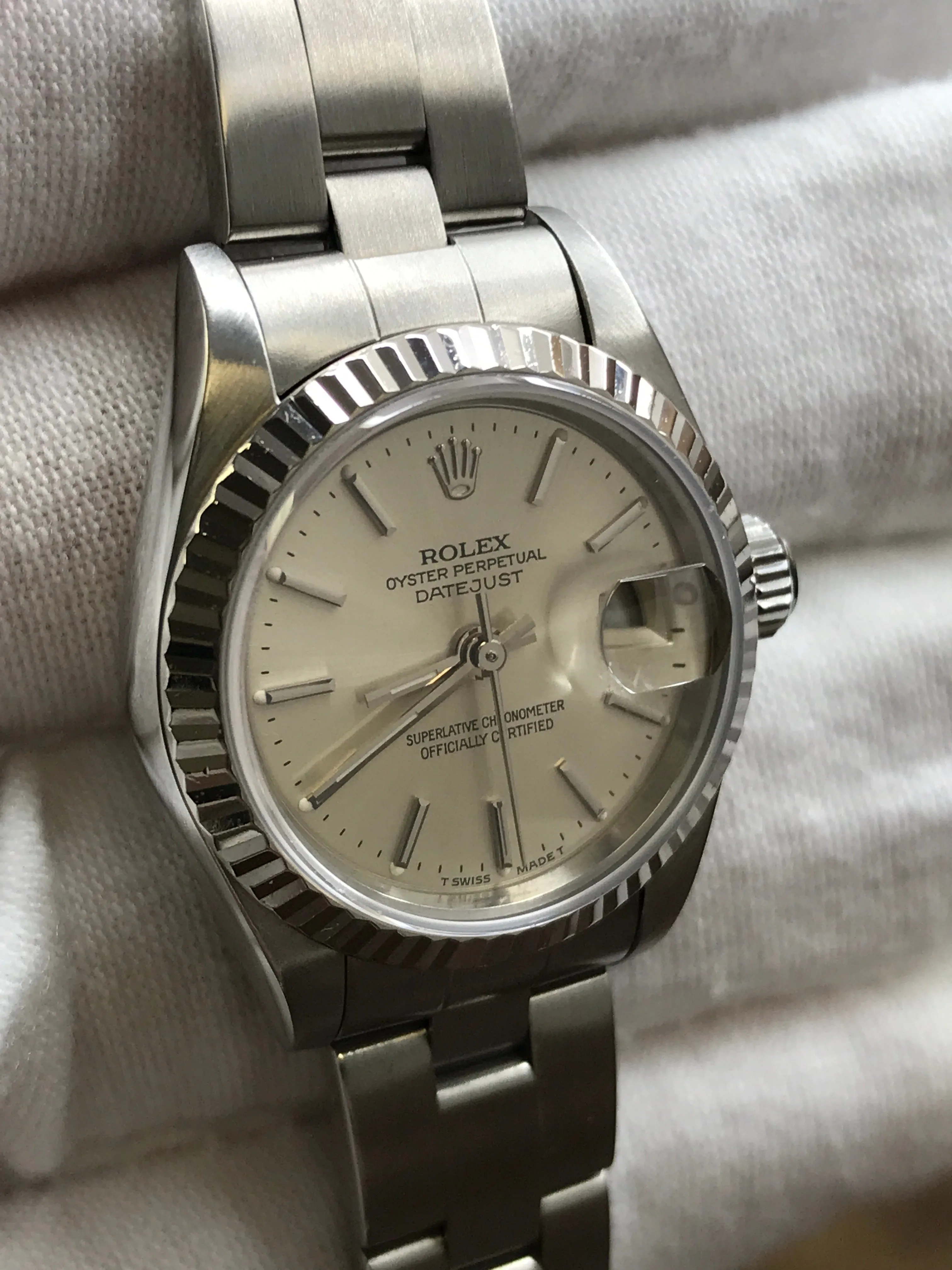 Rolex Datejust 26mm 69174 Silver Dial Automatic Women's Watch
