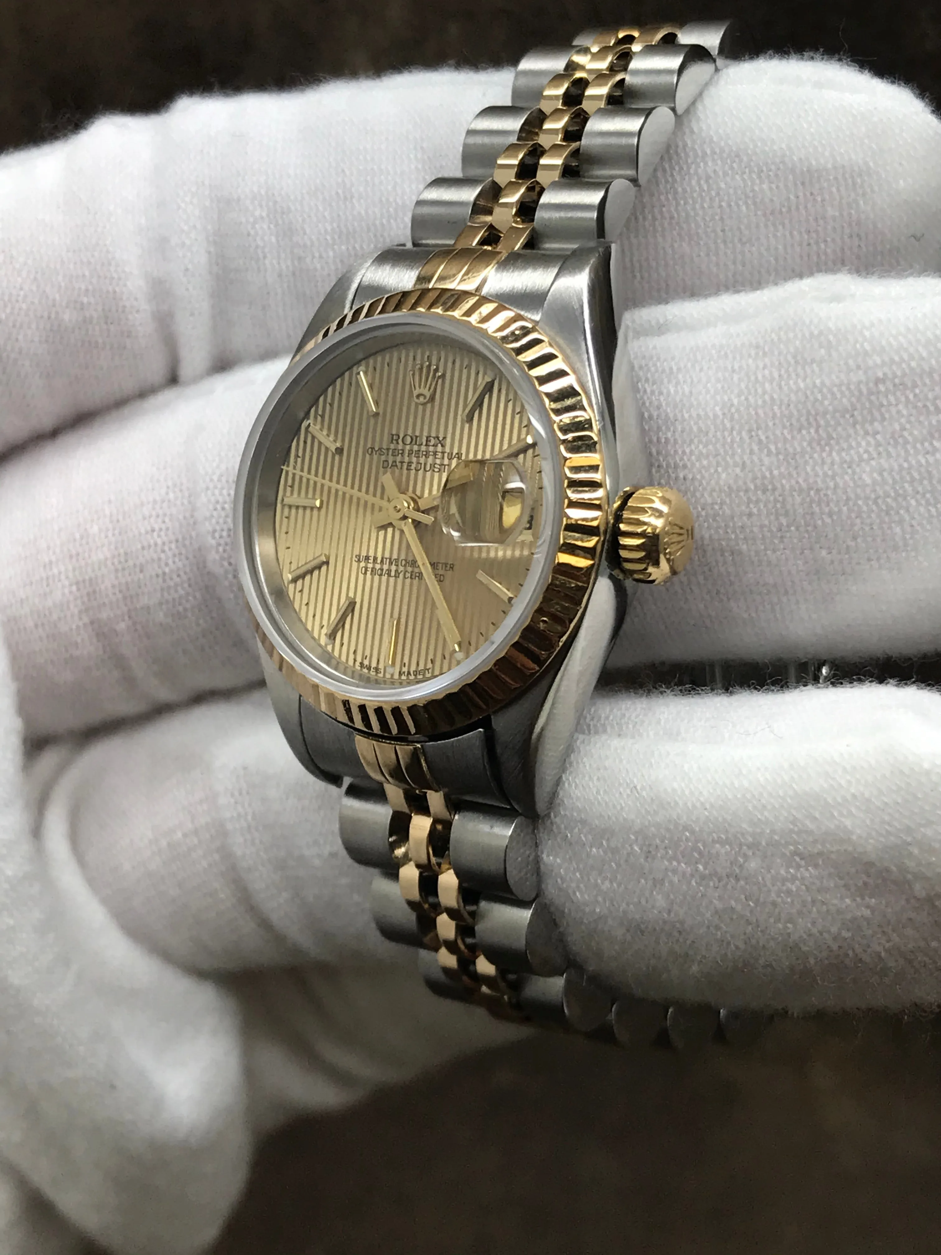 Rolex Datejust 26mm 79173 Champagne Dial Automatic Women's Watch