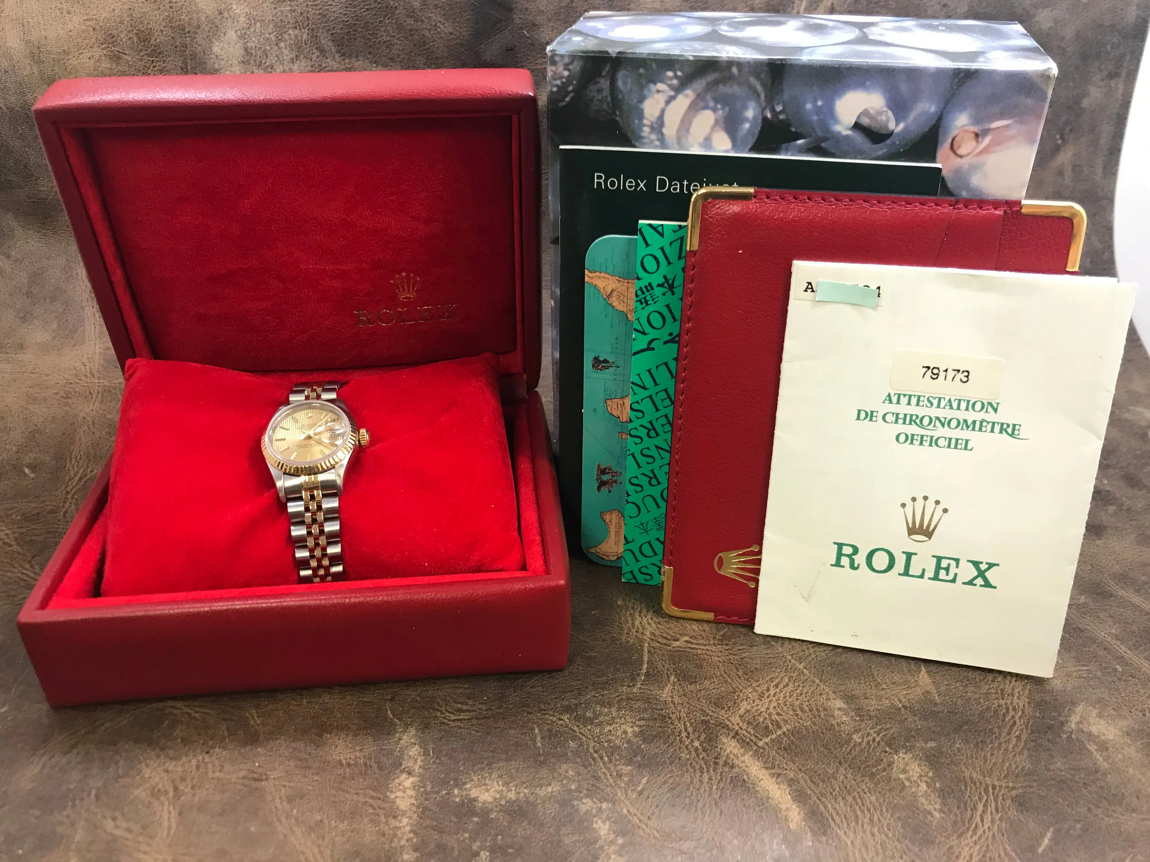 Rolex Datejust 26mm 79173 Champagne Dial Automatic Women's Watch
