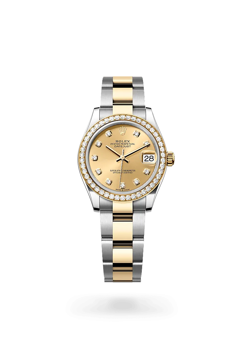 Rolex Datejust 31 in Yellow Rolesor - combination of Oystersteel and yellow gold, M278383RBR-0025 | Walters & Hogsett