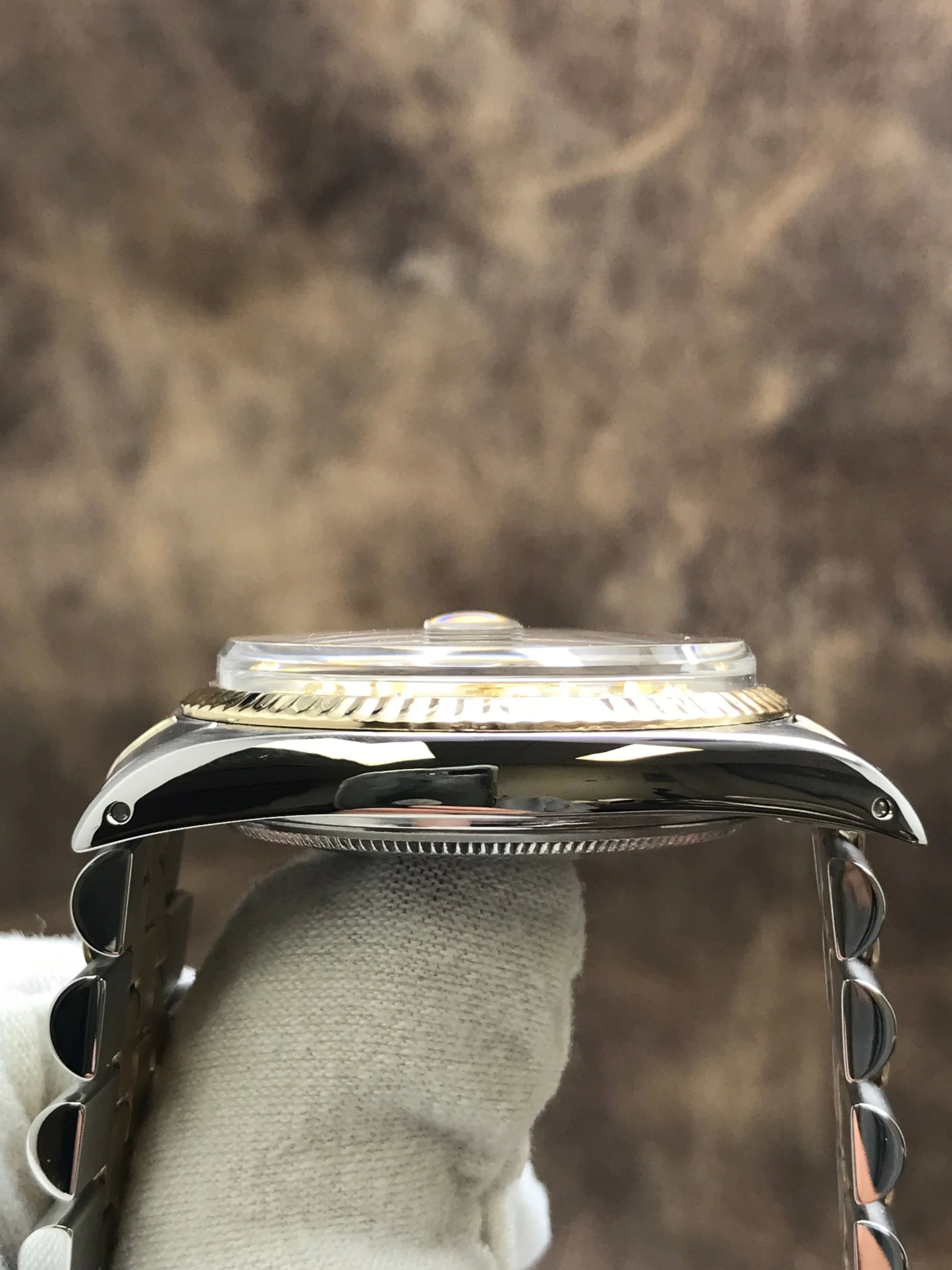 Rolex Datejust 36mm 1601 Custom MOP Diamond Dial Automatic Watch
