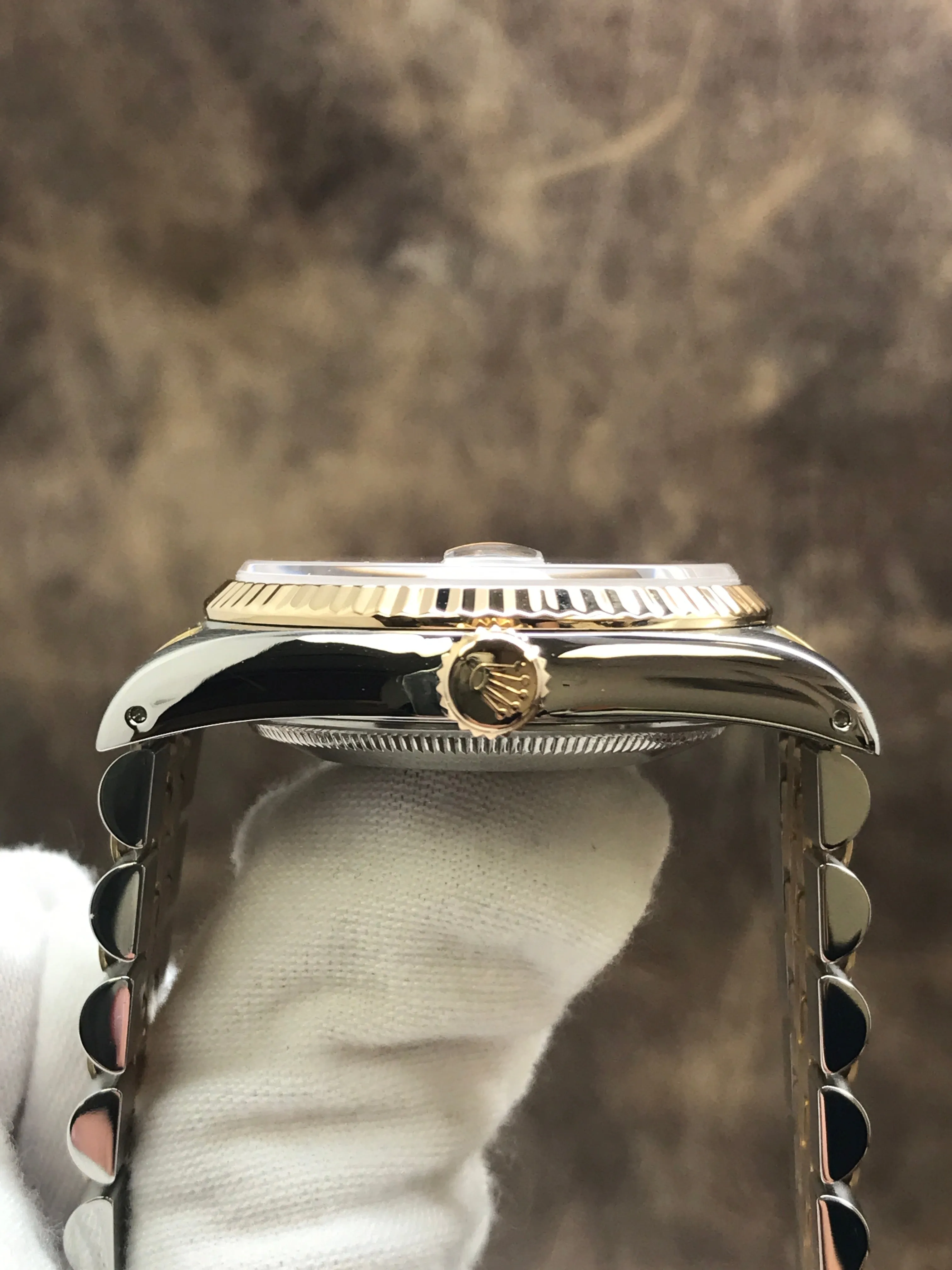 Rolex Datejust 36mm 16233 Dark Brown Dial Automatic Watch