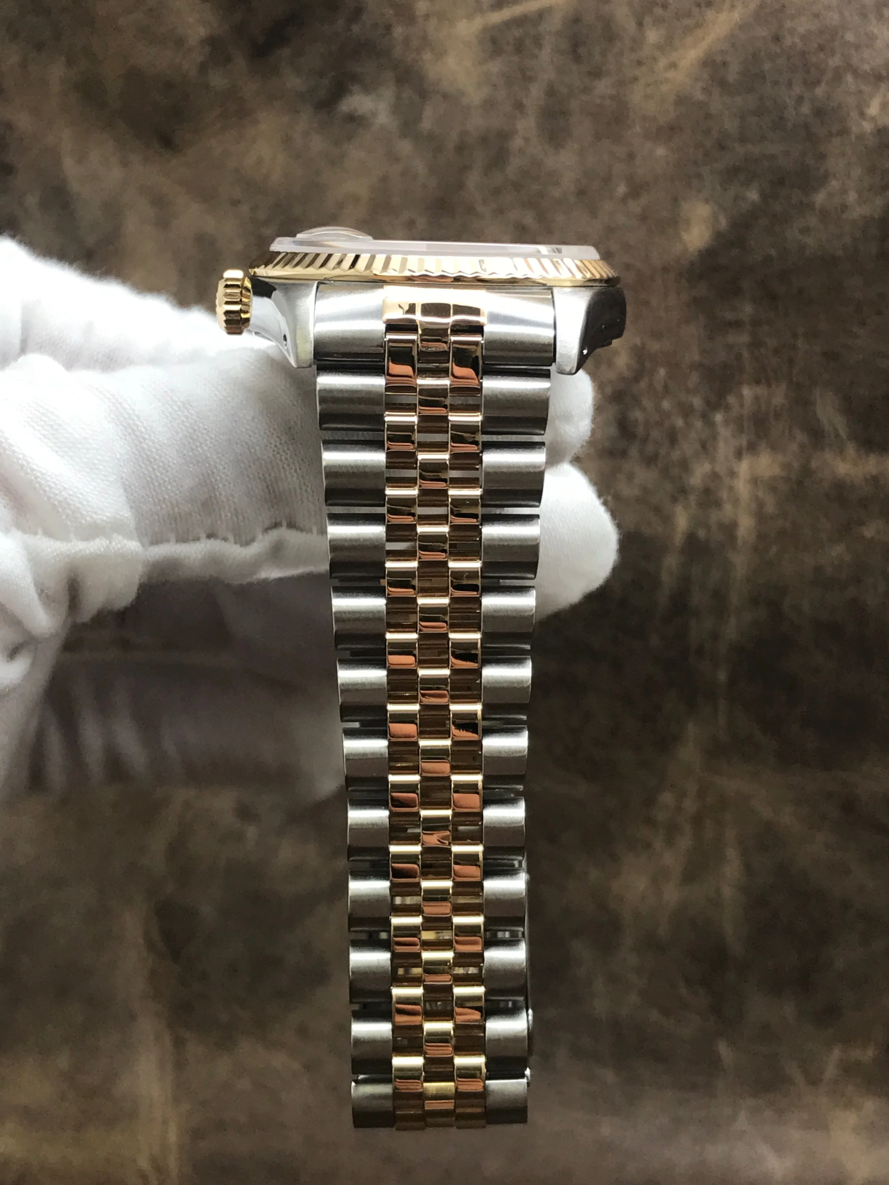 Rolex Datejust 36mm 16233 Dark Brown Dial Automatic Watch
