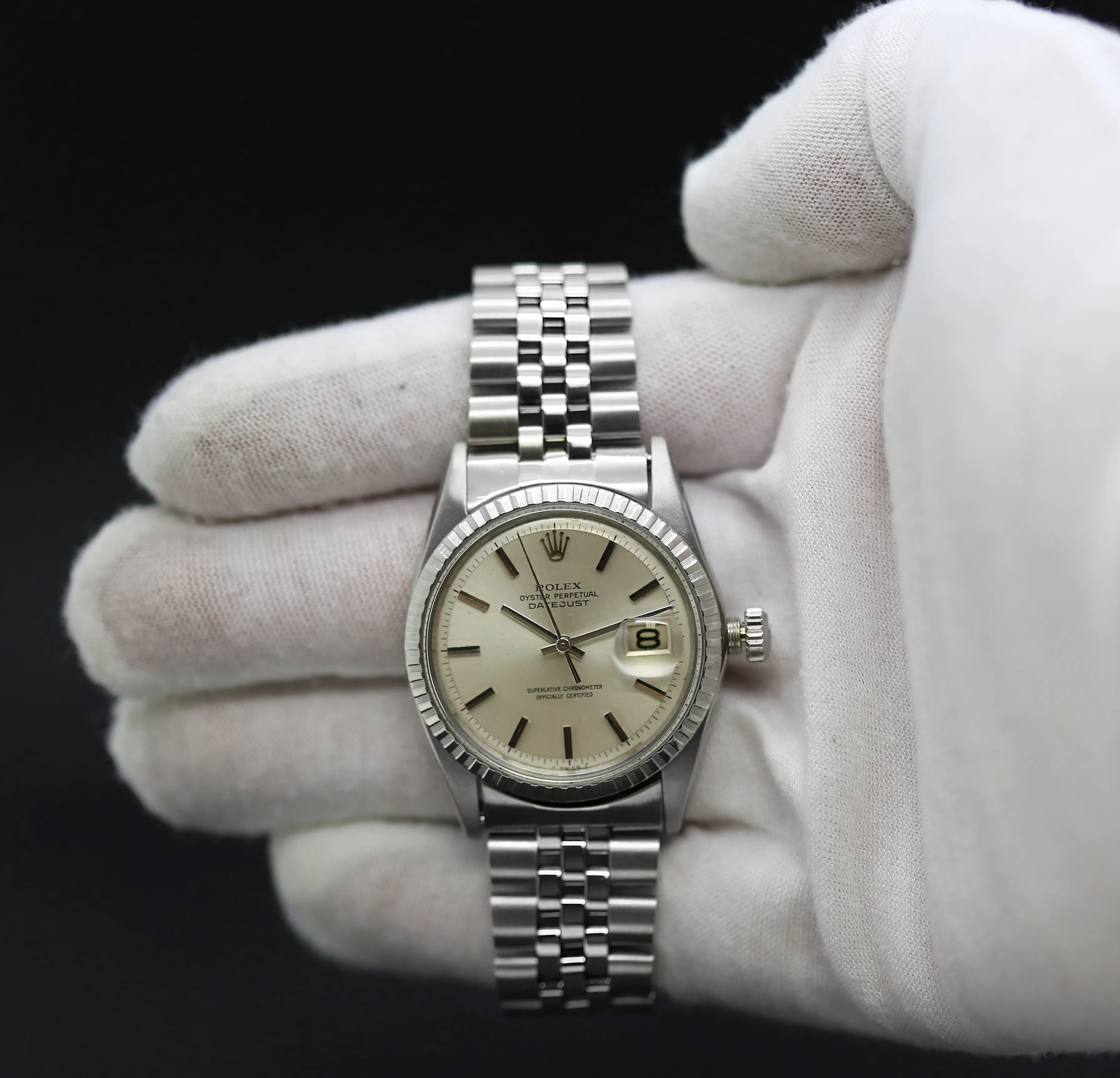 Rolex Datejust 36mm 36mm Automatic Chronometer 1603 Silver Dial Automatic Watch
