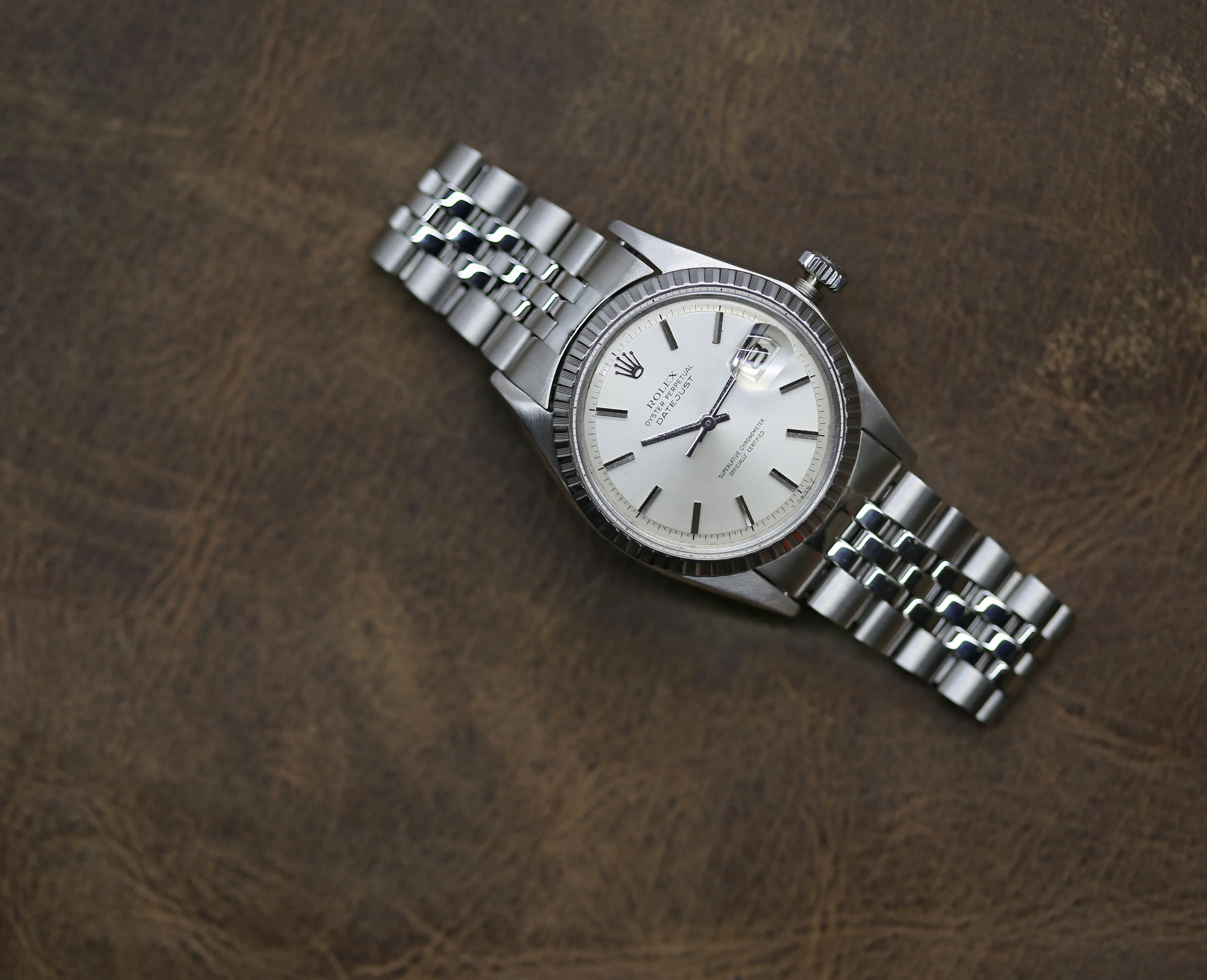 Rolex Datejust 36mm 36mm Automatic Chronometer 1603 Silver Dial Automatic Watch