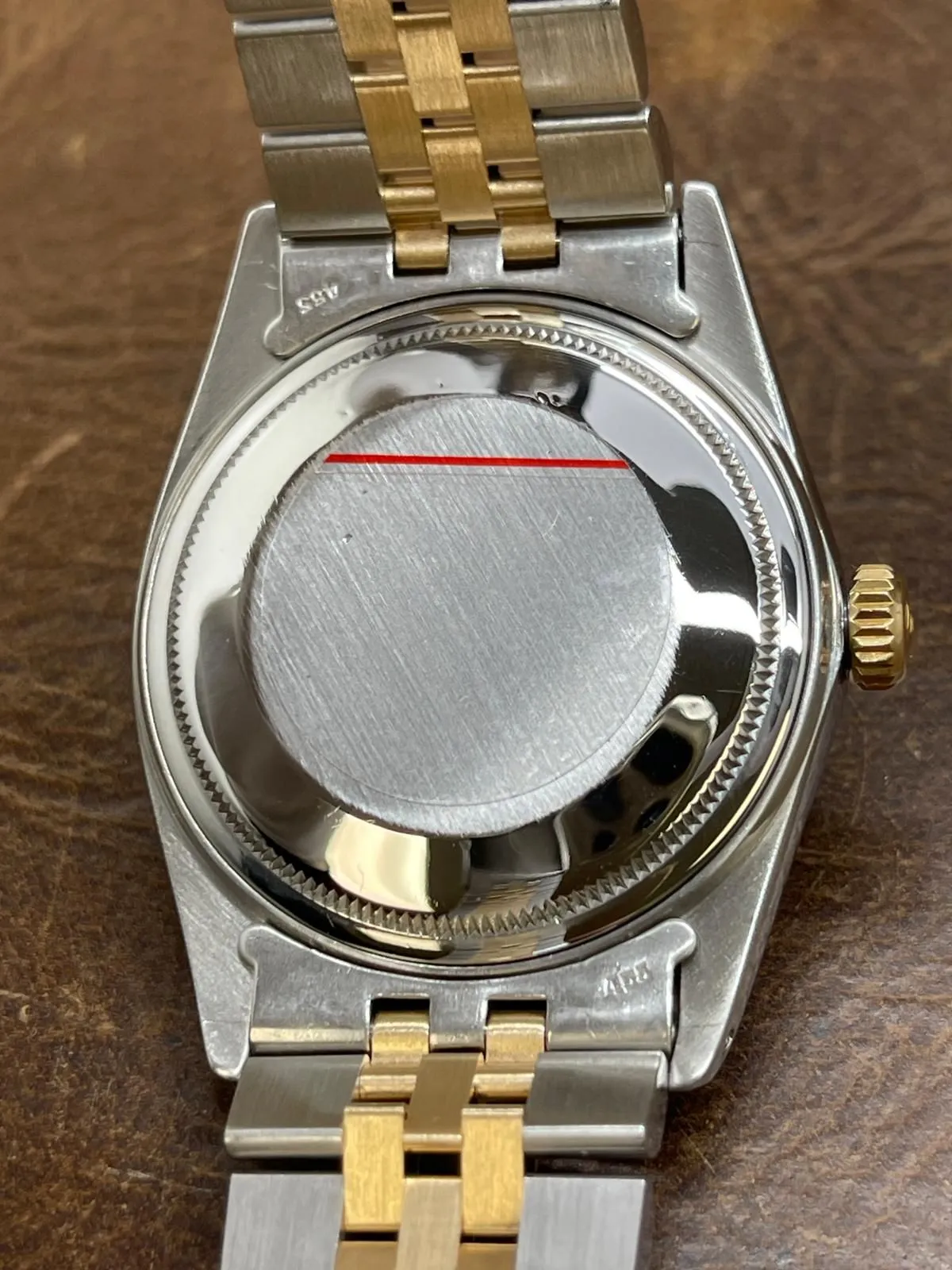 Rolex Datejust 36mm Custom Links 16013 Champagne Dial Automatic Watch