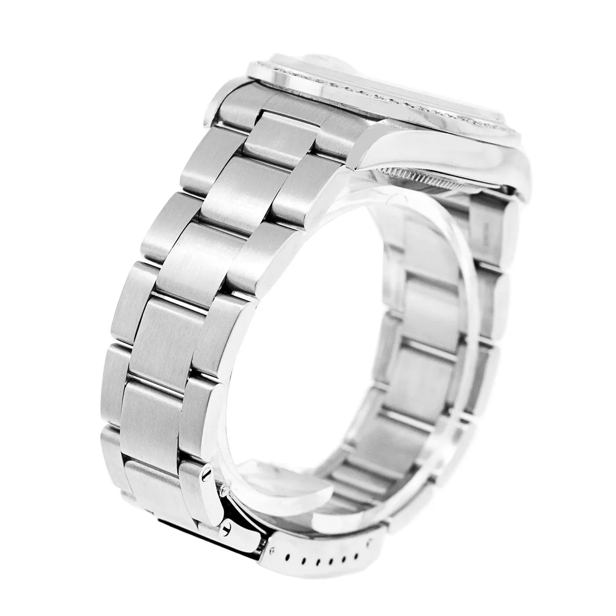 Rolex Datejust 36mm Stainless Steel Silver Diamond Dial & Bezel 16234