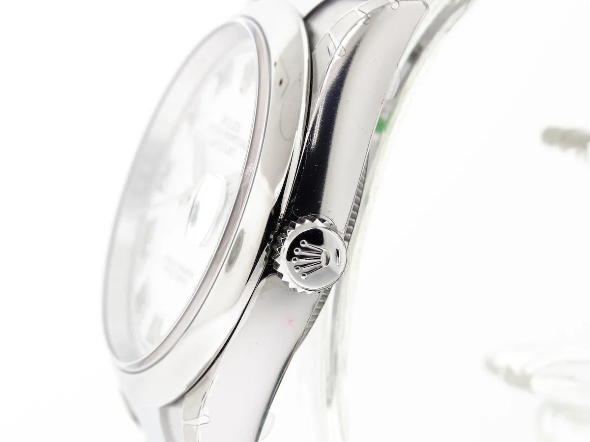 Rolex Datejust 36mm Stainless Steel White Roman Dial & Domed Bezel 126200