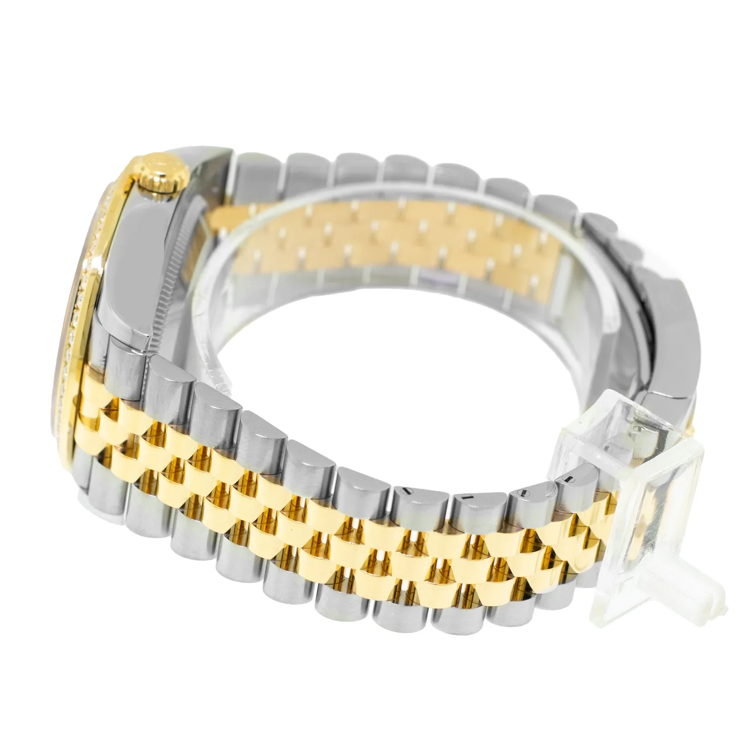 Rolex Datejust 36mm Yellow Gold & Steel MOP Diamond Dial & Diamond Bezel 126283RBR