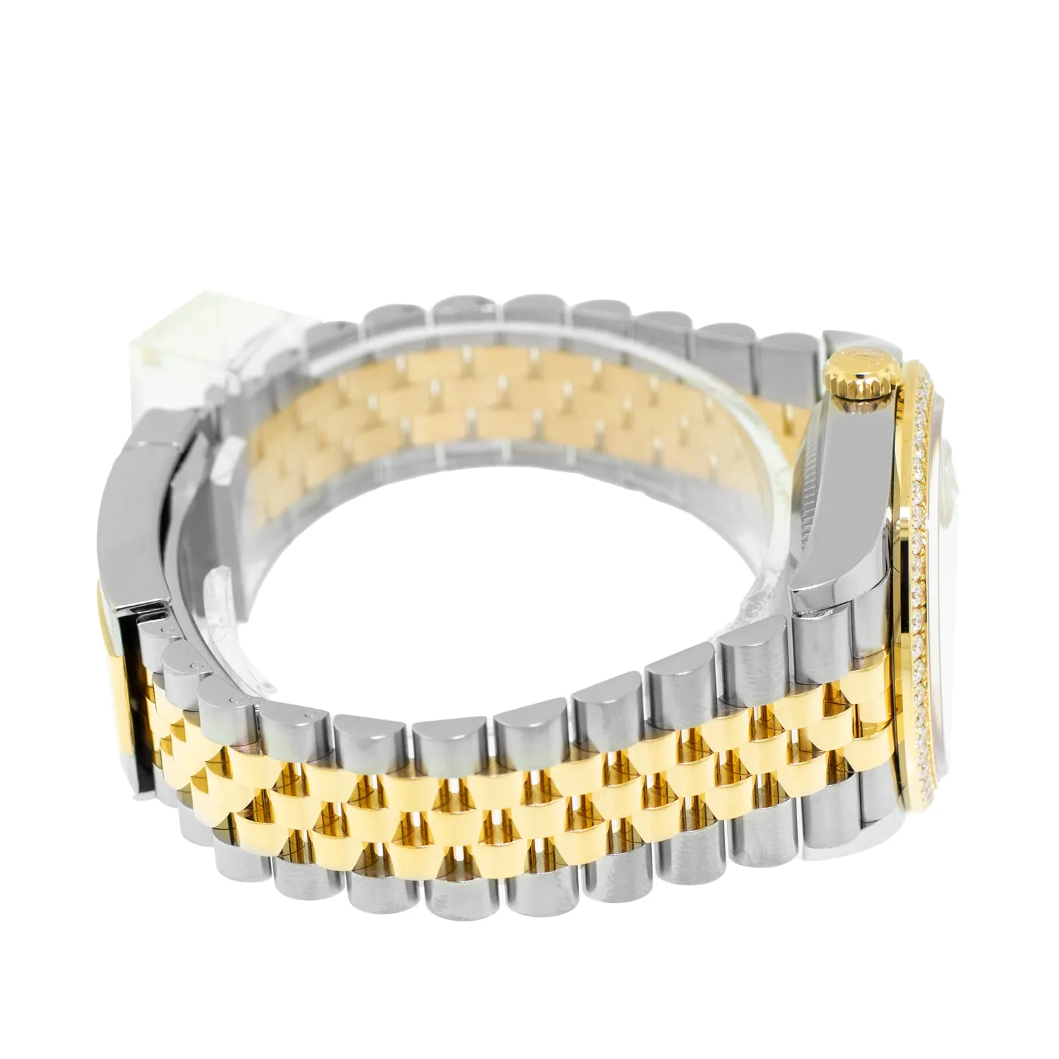 Rolex Datejust 36mm Yellow Gold & Steel MOP Diamond Dial & Diamond Bezel 126283RBR