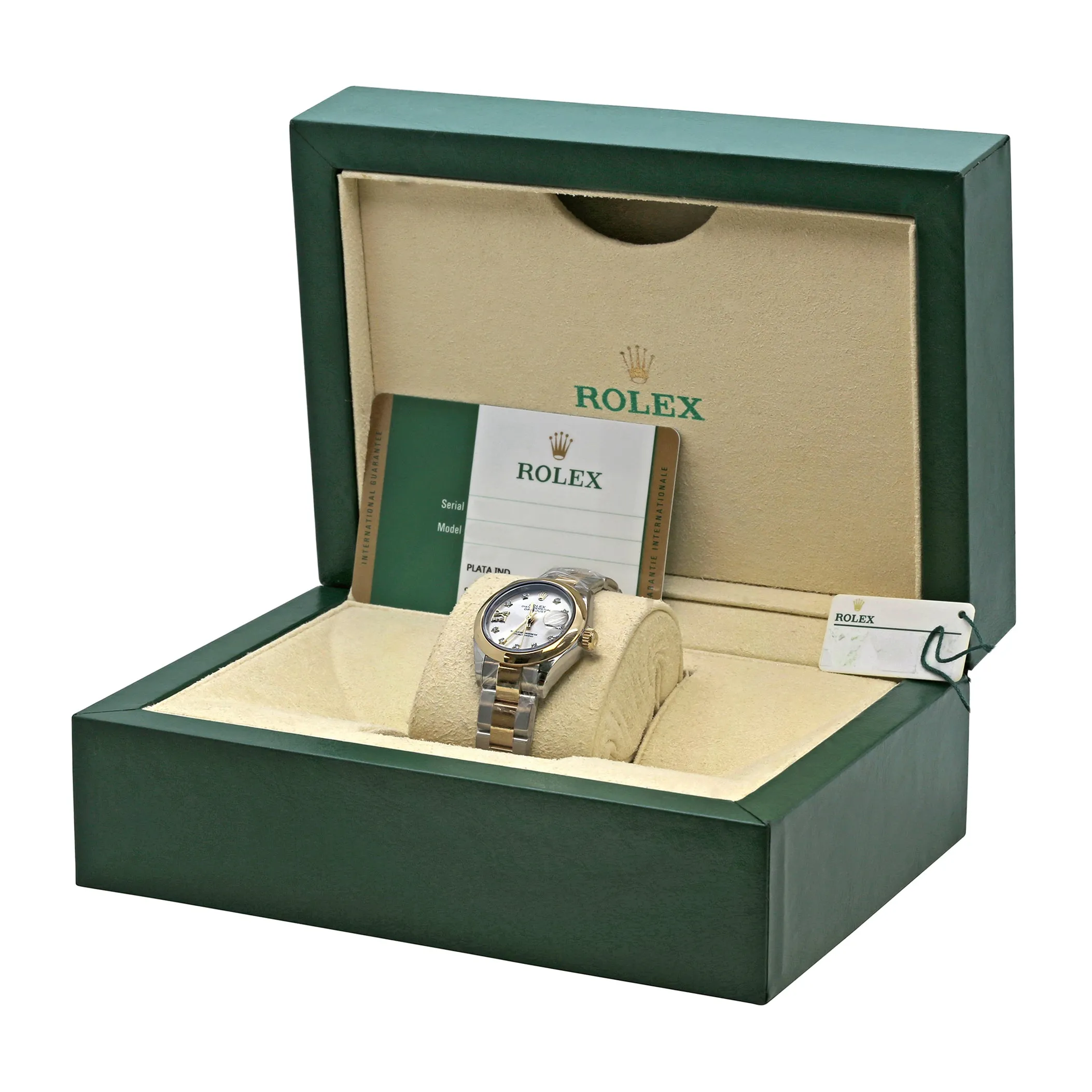 Rolex Datejust Diamond 279163 Silver Dial Automatic Women's Watch