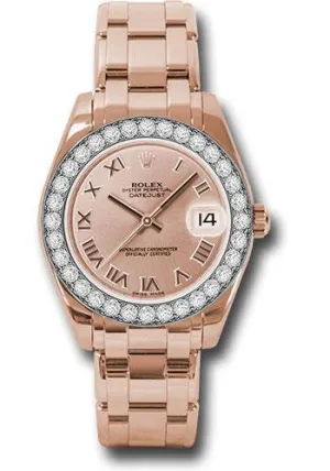 Rolex Datejust Pearlmaster 34mm Watch: 81285 prp