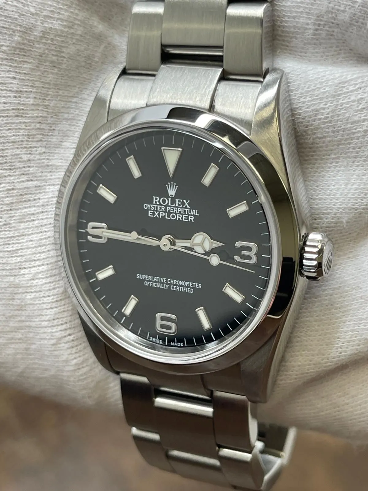 Rolex Explorer 36mm 114270 Black Dial Automatic Watch