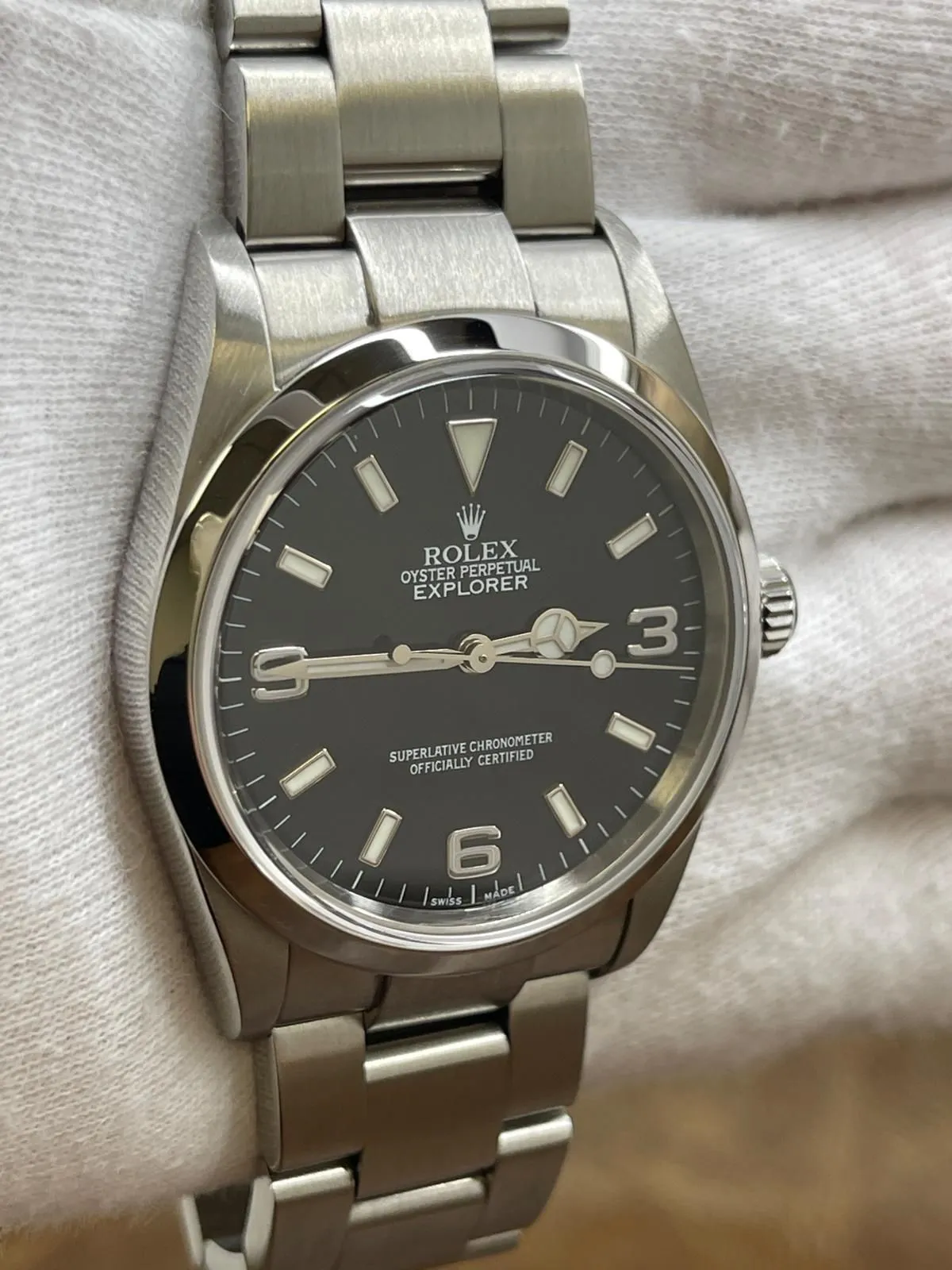 Rolex Explorer 36mm 114270 Black Dial Automatic Watch