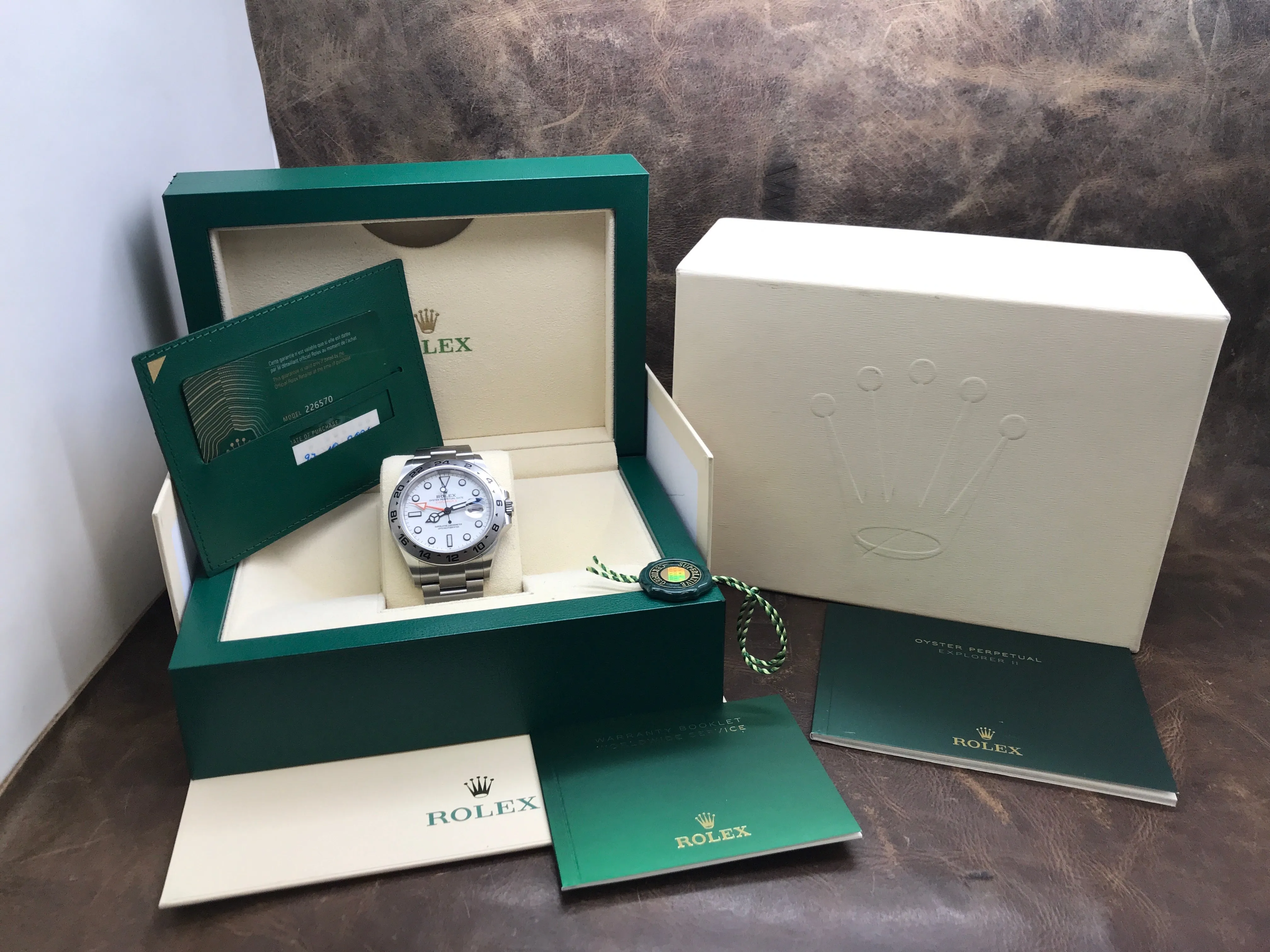Rolex Explorer II 226570 White Dial Automatic Men's Watch