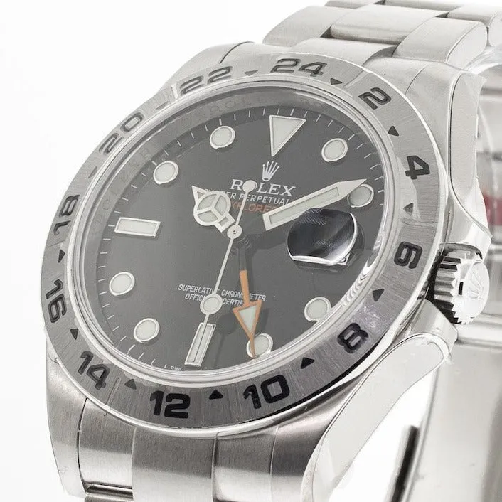Rolex Explorer II 42mm Stainless Steel Black Dial & Steel Bezel 226570