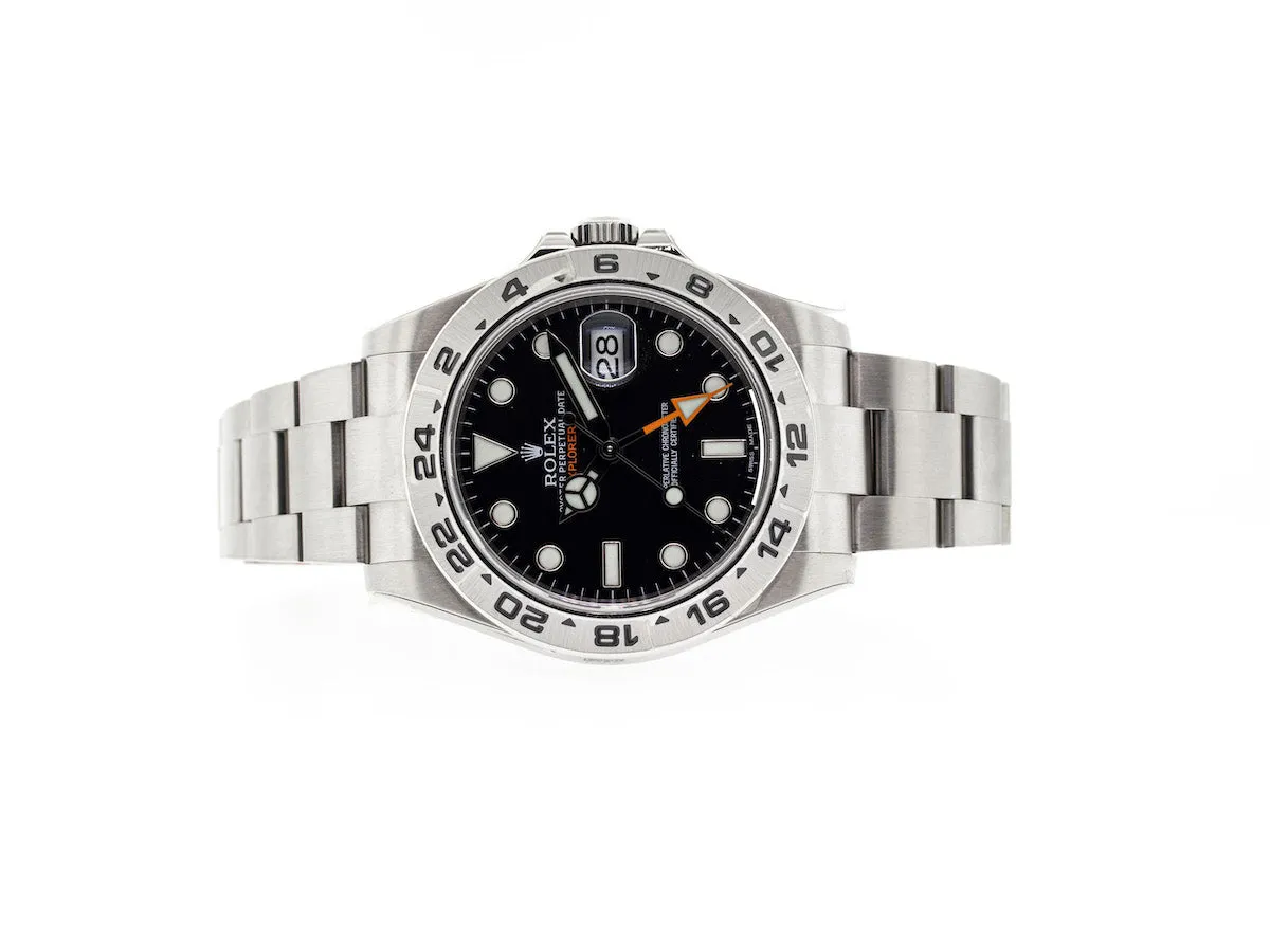Rolex Explorer II 42mm Stainless Steel Black Dial & Steel Bezel 226570