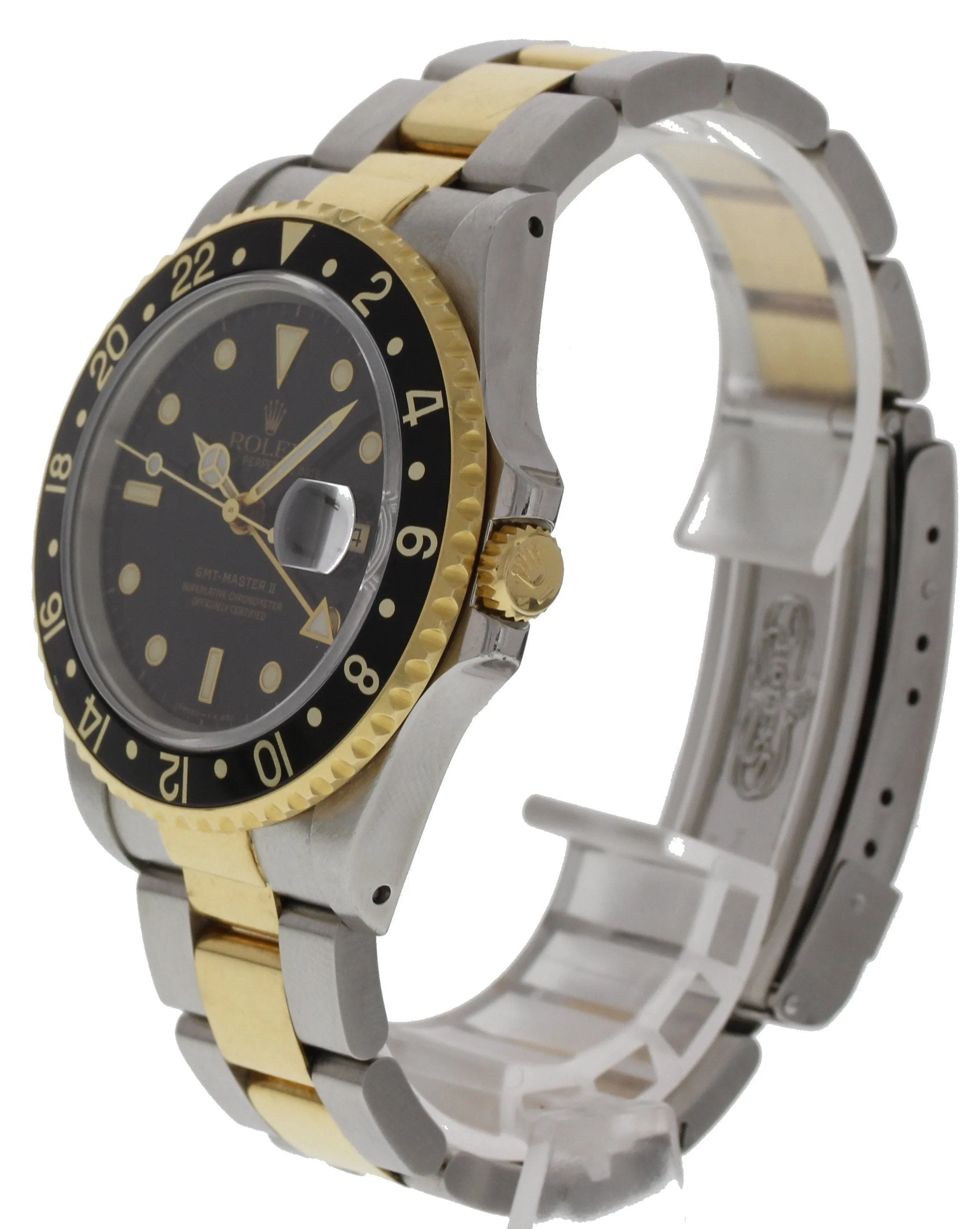 Rolex GMT-Master II 18K Yellow Gold & S/S 16713