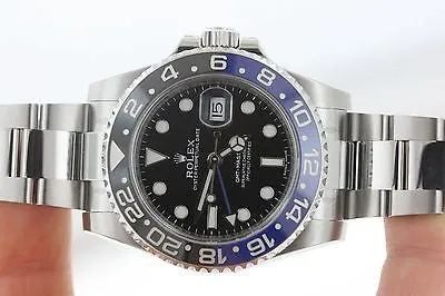 Rolex GMT Master II Batman 116710 Steel Blue Black Ceramic Bezel