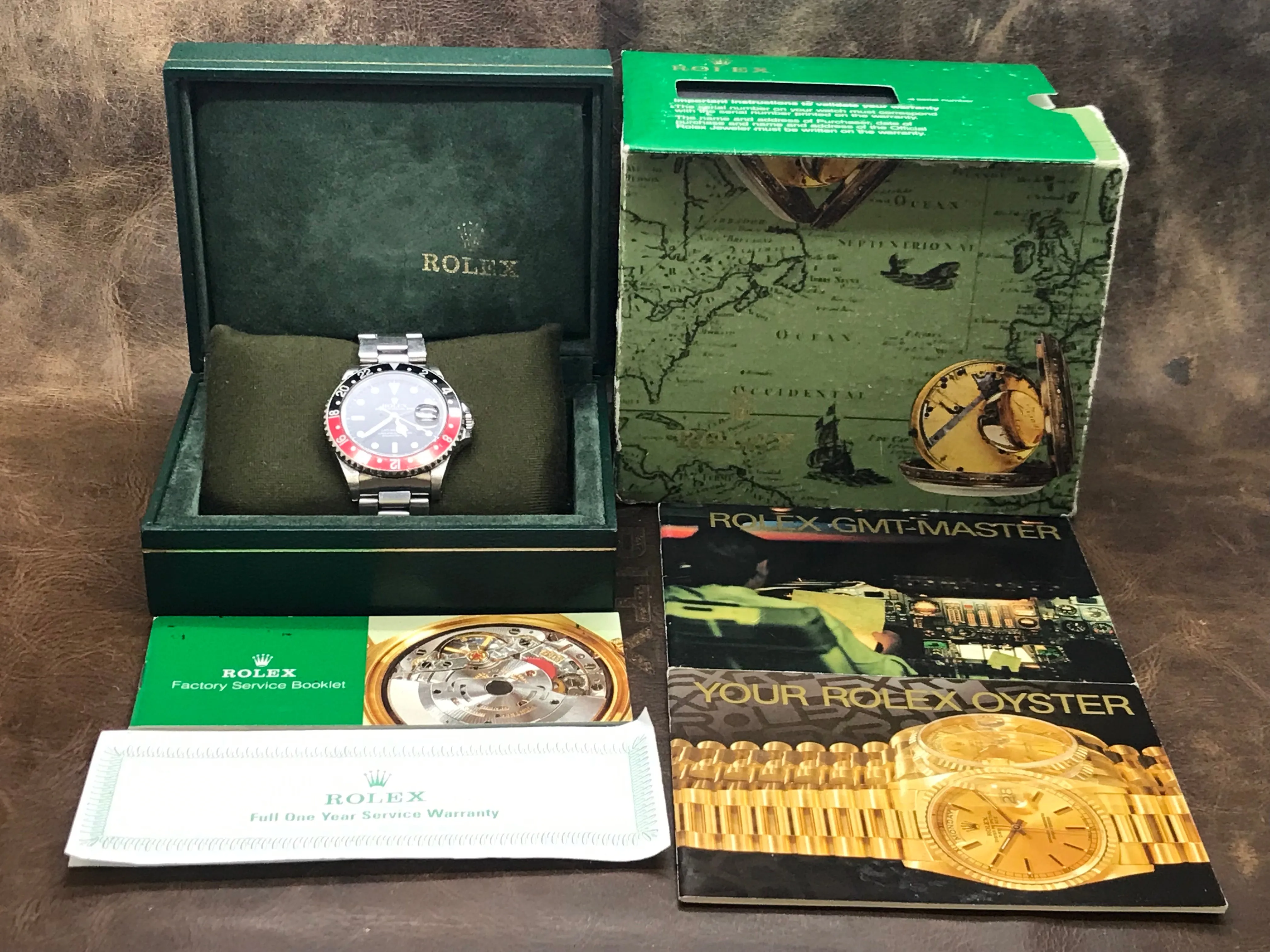 Rolex GMT Master II Coke 16710 Black Dial Automatic Men's Watch