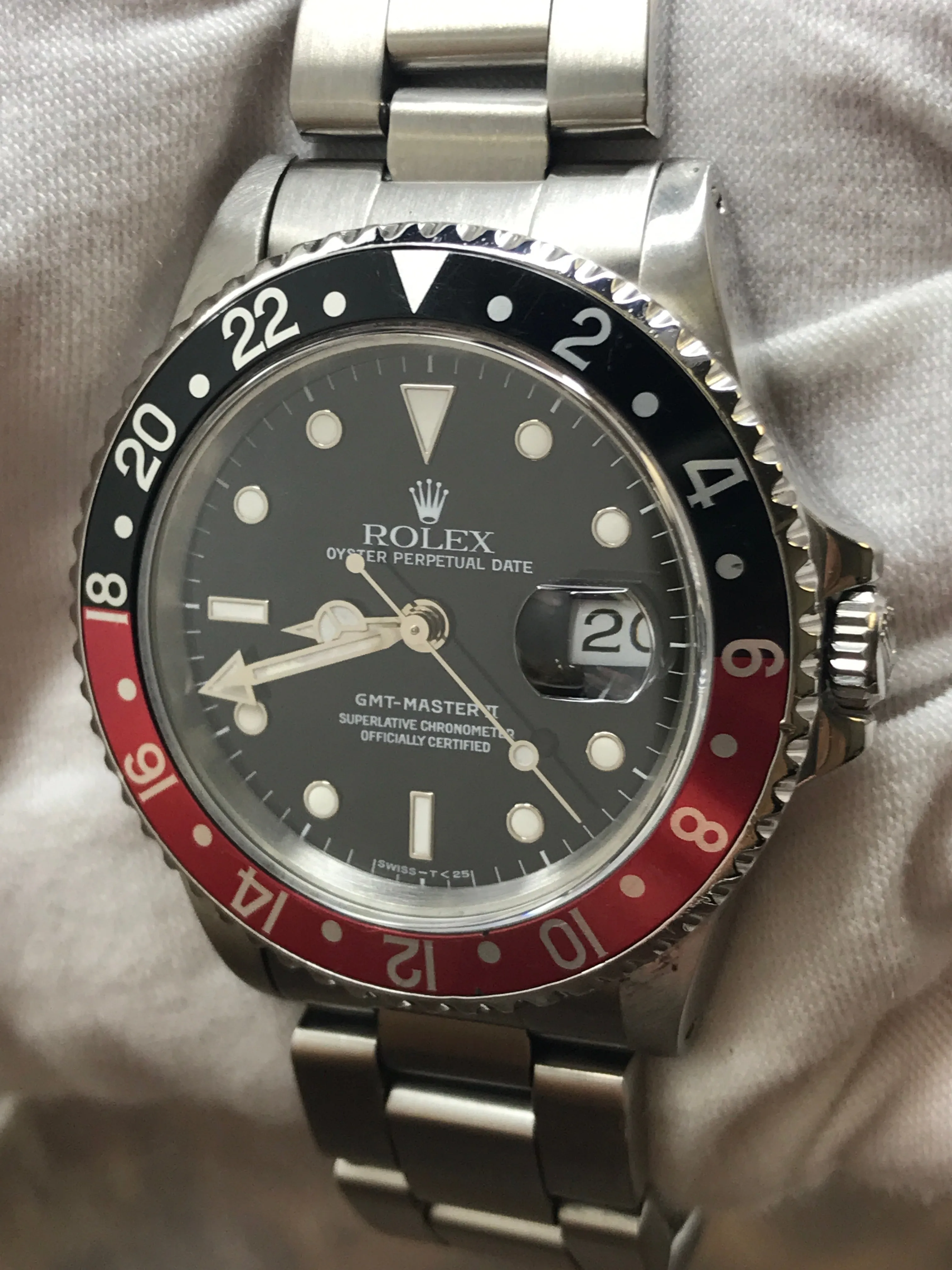 Rolex GMT Master II Coke 16710 Black Dial Automatic Men's Watch