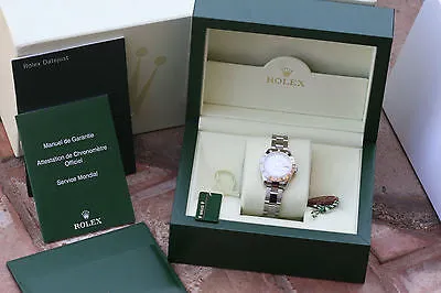ROLEX LADIES STAINLESS STEEL DATEJUST 179174 12 DIAMOND BEZEL 26mm