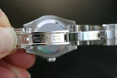 ROLEX LADIES STAINLESS STEEL DIAMONDS OYSTER BAND DIAMOND BEZEL DIAL UNWORN