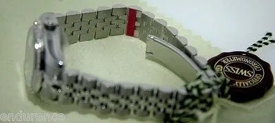 ROLEX LADIES STEEL DATEJUST MOTHER OF PEARL DIAMOND DIAL & BEZEL MODEL 179160