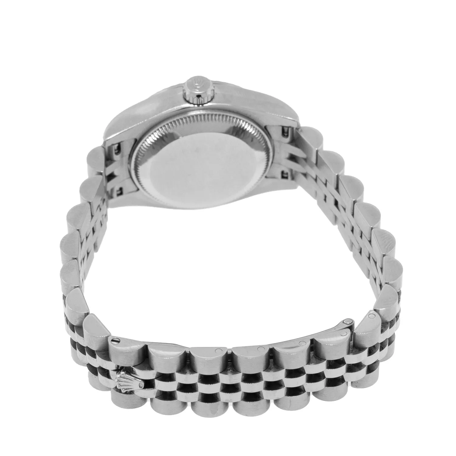 Rolex Lady-Datejust 26mm White Gold & Steel Pink Diamond Dial & Fluted Bezel 179174