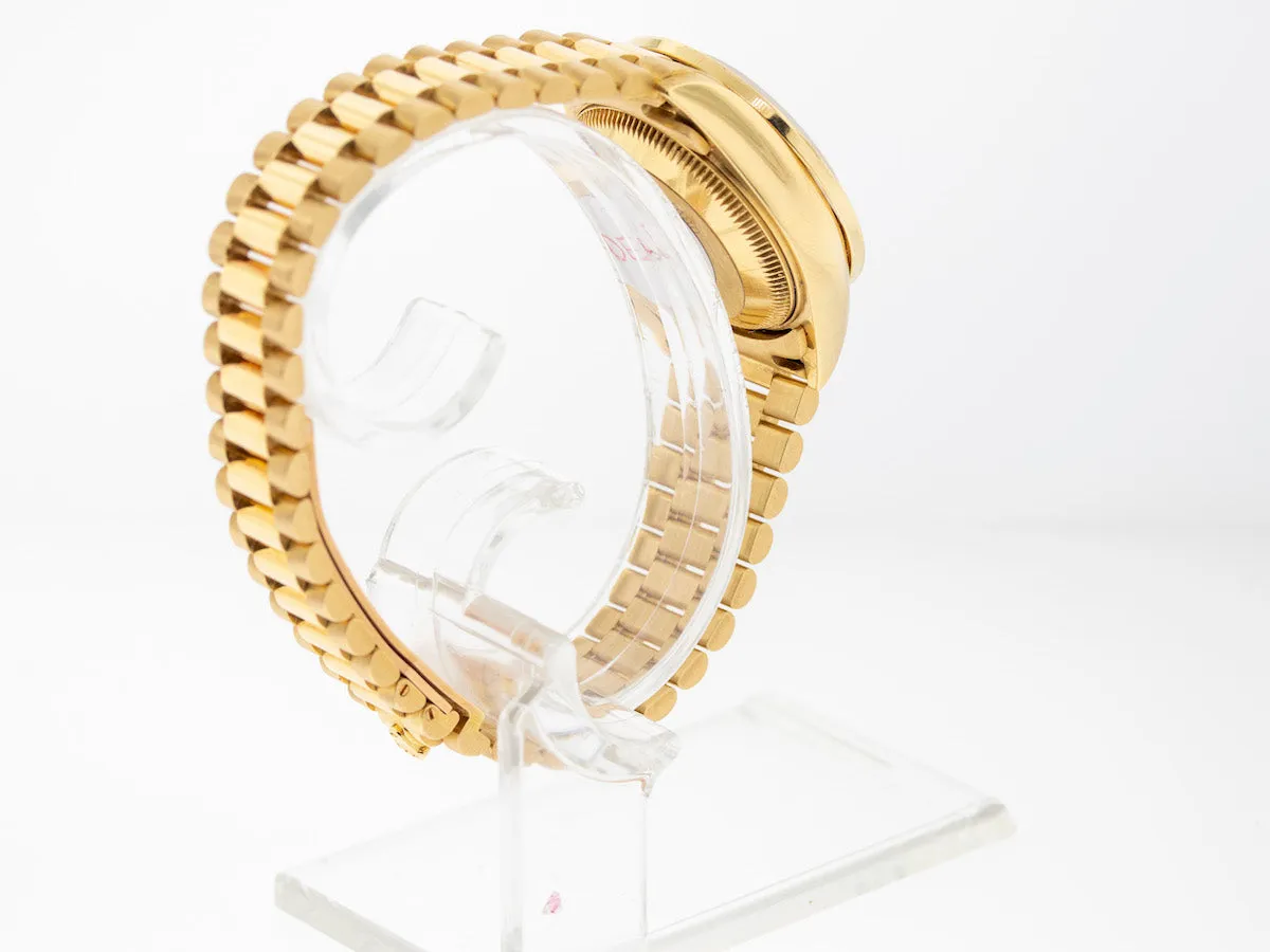 Rolex Lady-Datejust 26mm Yellow Gold Champagne Diamond Dial And Bezel 69178