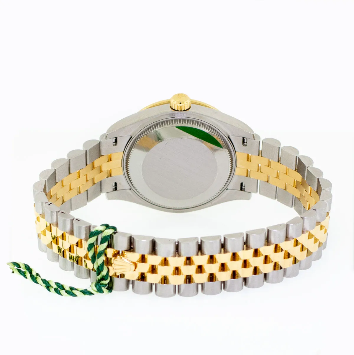 Rolex Lady-Datejust 31mm 18K Yellow Gold & Steel Champagne Diamond Dial & Diamond Bezel 278383RBR