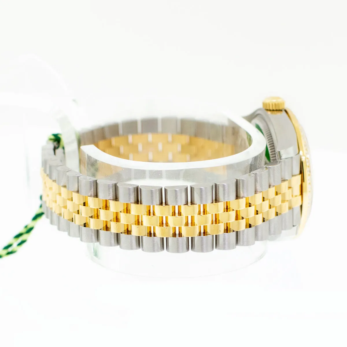 Rolex Lady-Datejust 31mm 18K Yellow Gold & Steel Champagne Diamond Dial & Diamond Bezel 278383RBR