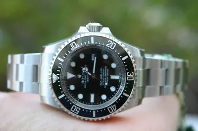 ROLEX MENS 116660 SEA-DWELLER DEEP SEA BOX CARD COMPLETE NEW UNWORN