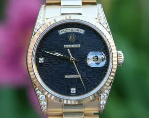 ROLEX MENS SUPER PRESIDENT CROWN COLLECTION 18338