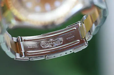 ROLEX MENS YACHTMASTER 16623 CHAMPAGNE GOLD DIAL BOX CARD